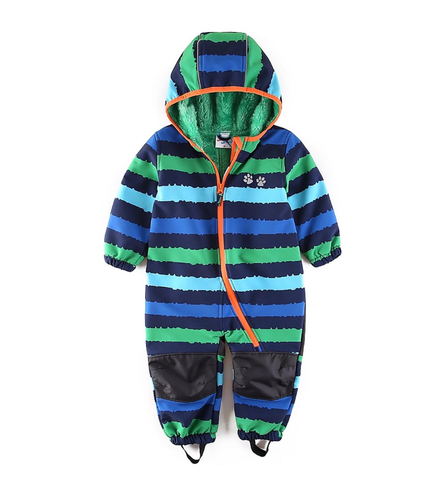 Umkaumka Water Repellent Baby Onesie Romper Jumpsuit - Muddy Play Outfit Blue 12-18 Months - Buy Online on GoSupps.com