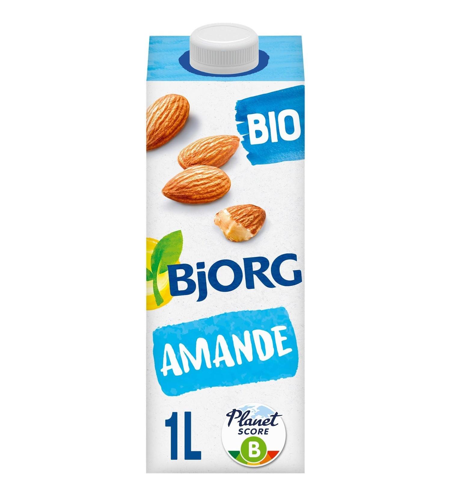 BJJORG Boisson V g tale Bio au Lait d'Amande Douce et Naturelle Id ale au Quotidien (1 L) - Lot de 4 - vendu par Lot
