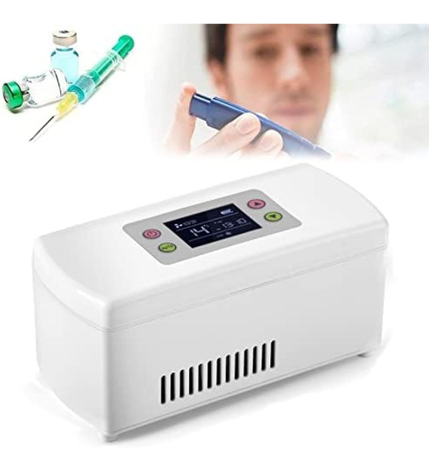 Insulin Refrigerator Fridge Portable Insulin Cooler Refrigerated Box 2-8 Reefer Cooler Mini Refrigerato Travel Case To Keeps Insulin Cool - Buy Online on GoSupps.com