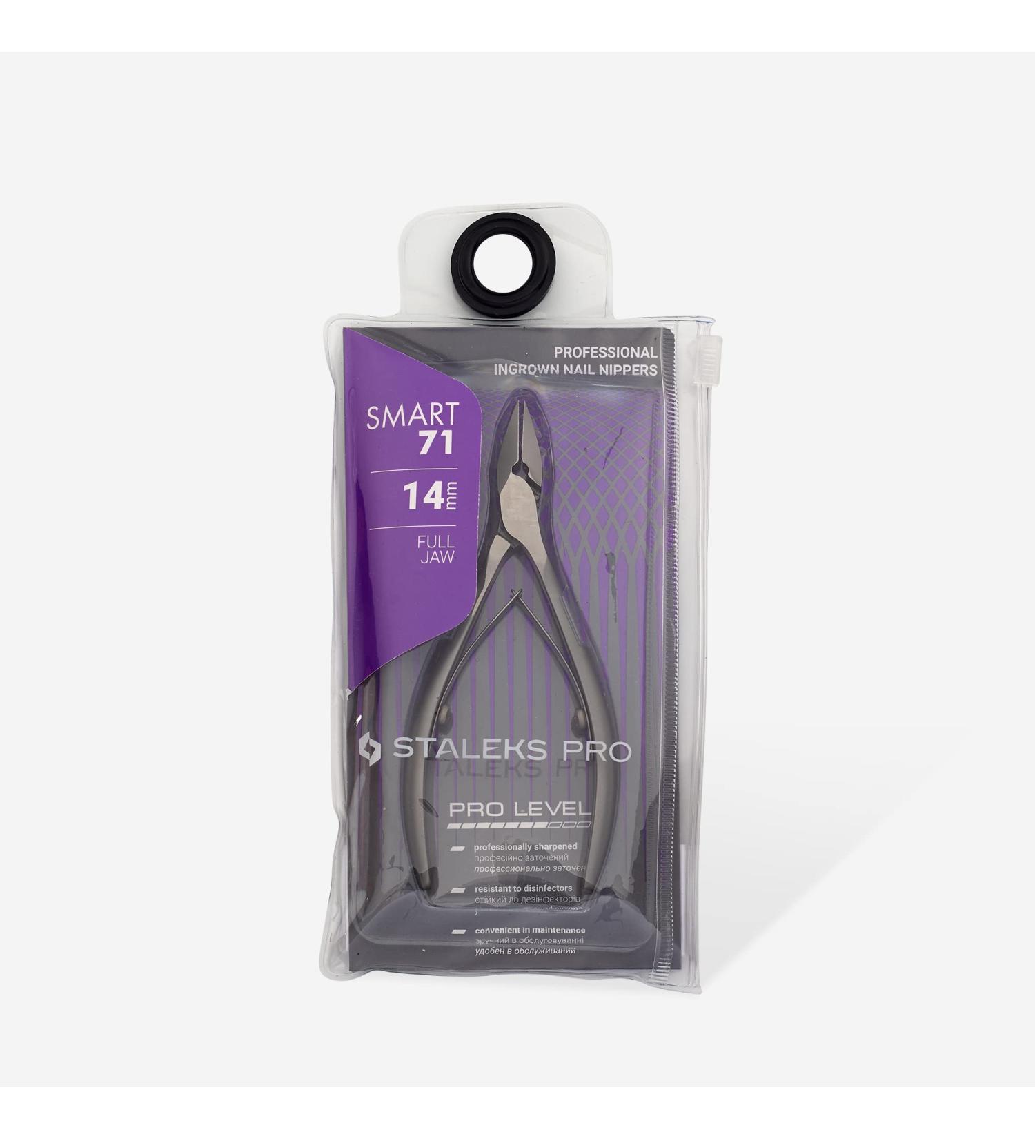 Staleks Pro Professional Ingrown Nail Nippers Smart 71 Full Jaw 14mm - Pack of 1 | Model NS-71-14 - Buy Online on GoSupps.com