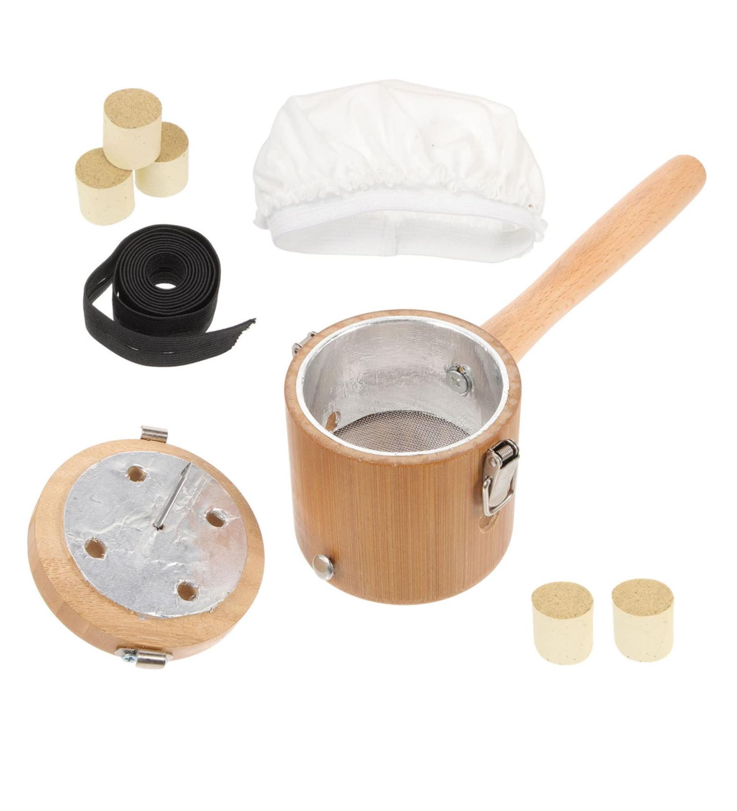 Plafope Handheld Moxibustion Device Set - Chinese Wooden Moxa Rod Burner & Scalding Protection Box - Buy Online on GoSupps.com
