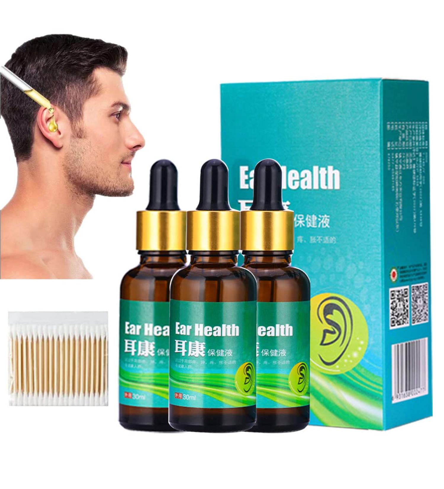 Organic Ear Support Elixir | PureHear Natural Ear Oil Drops (3PCS) - Buy Online on GoSupps.com