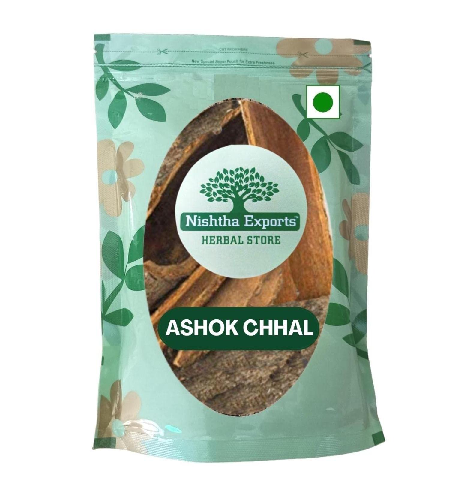 Ashoka Chaal-Saraca indica-Raw Herbs-Chhal Ashoka-Chal Ashoka Bark-Single Herb (500 Gram) - Buy Online on GoSupps.com
