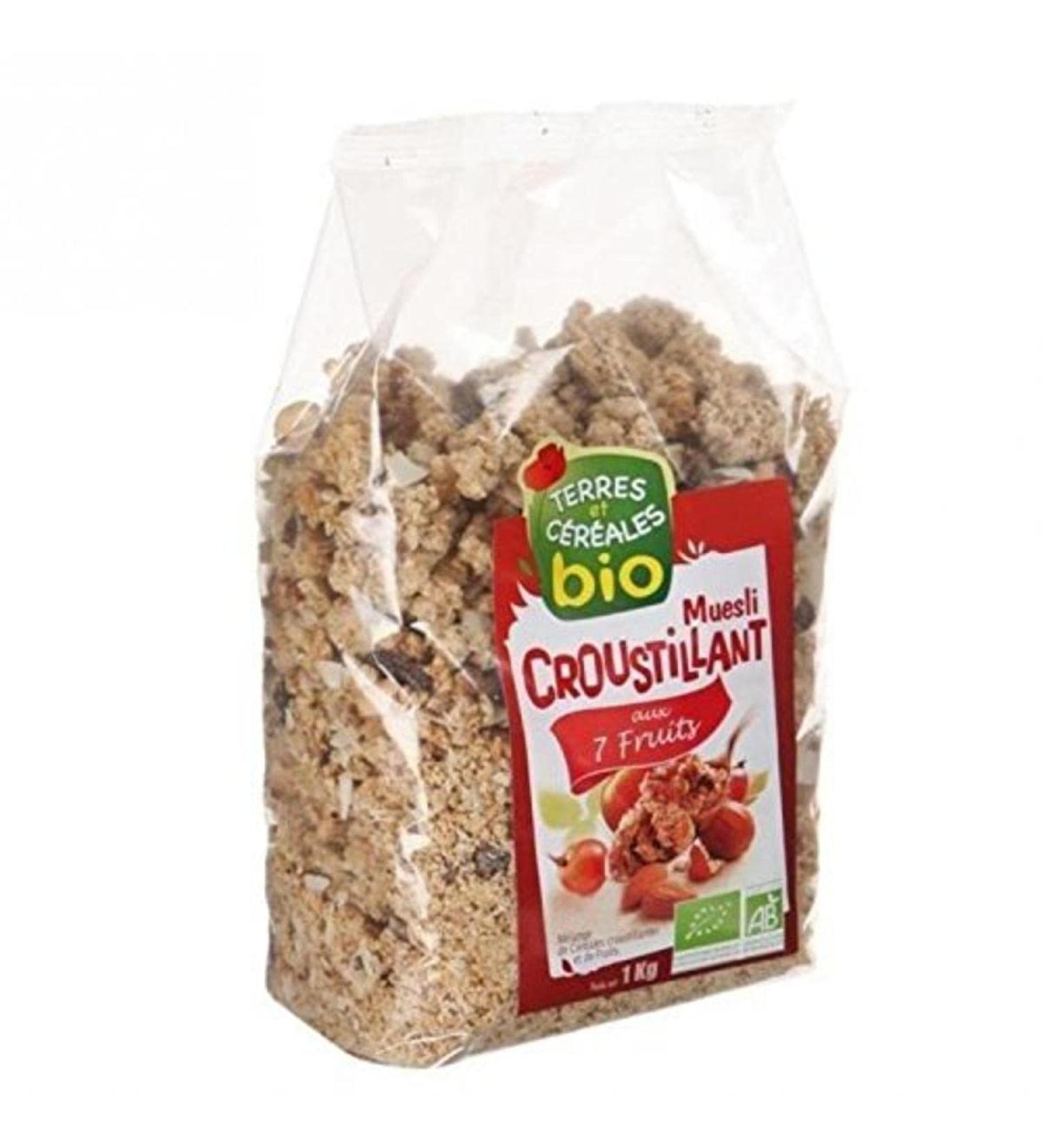 TERRES ET CEREALES-TERRES ET CEREALES Muesli aux 7 Fruits Bio 1kg