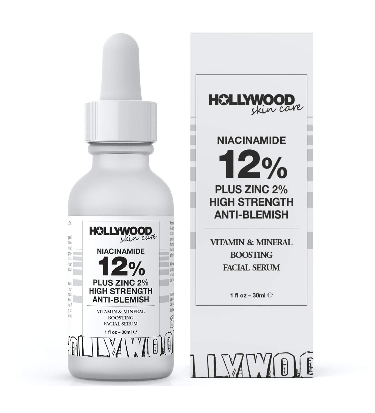 Niacinamide 12% + Zinc 2% Serum for Combination and Oily Skin - Minimize Pores, 1oz - Buy Online on GoSupps.com