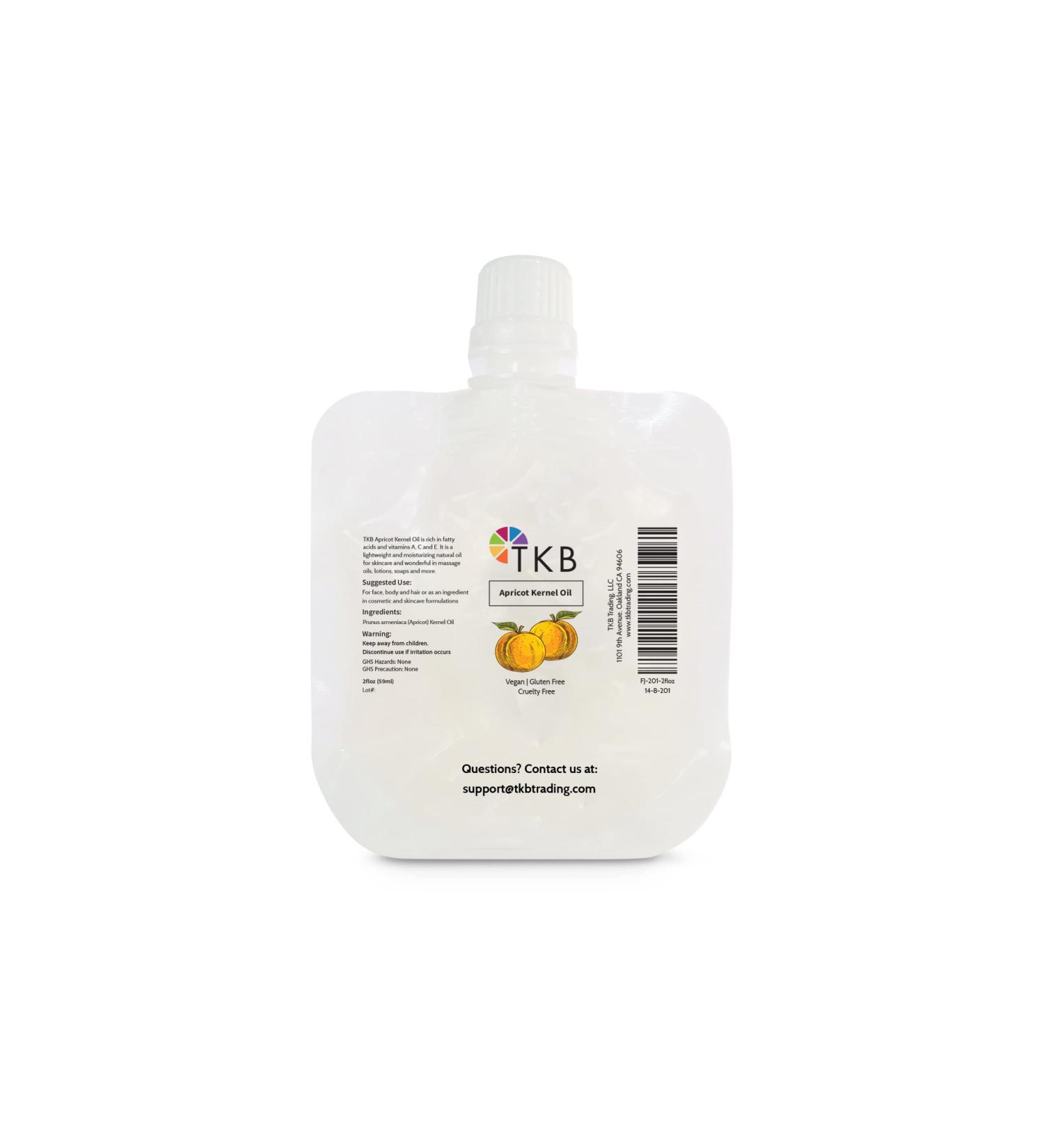 Buy TKB Apricot Kernel Oil - DIY Skin Care Soapmaking Massage & Body Lotions - 2 Fl Oz Made in USA - Buy Online on GoSupps.com