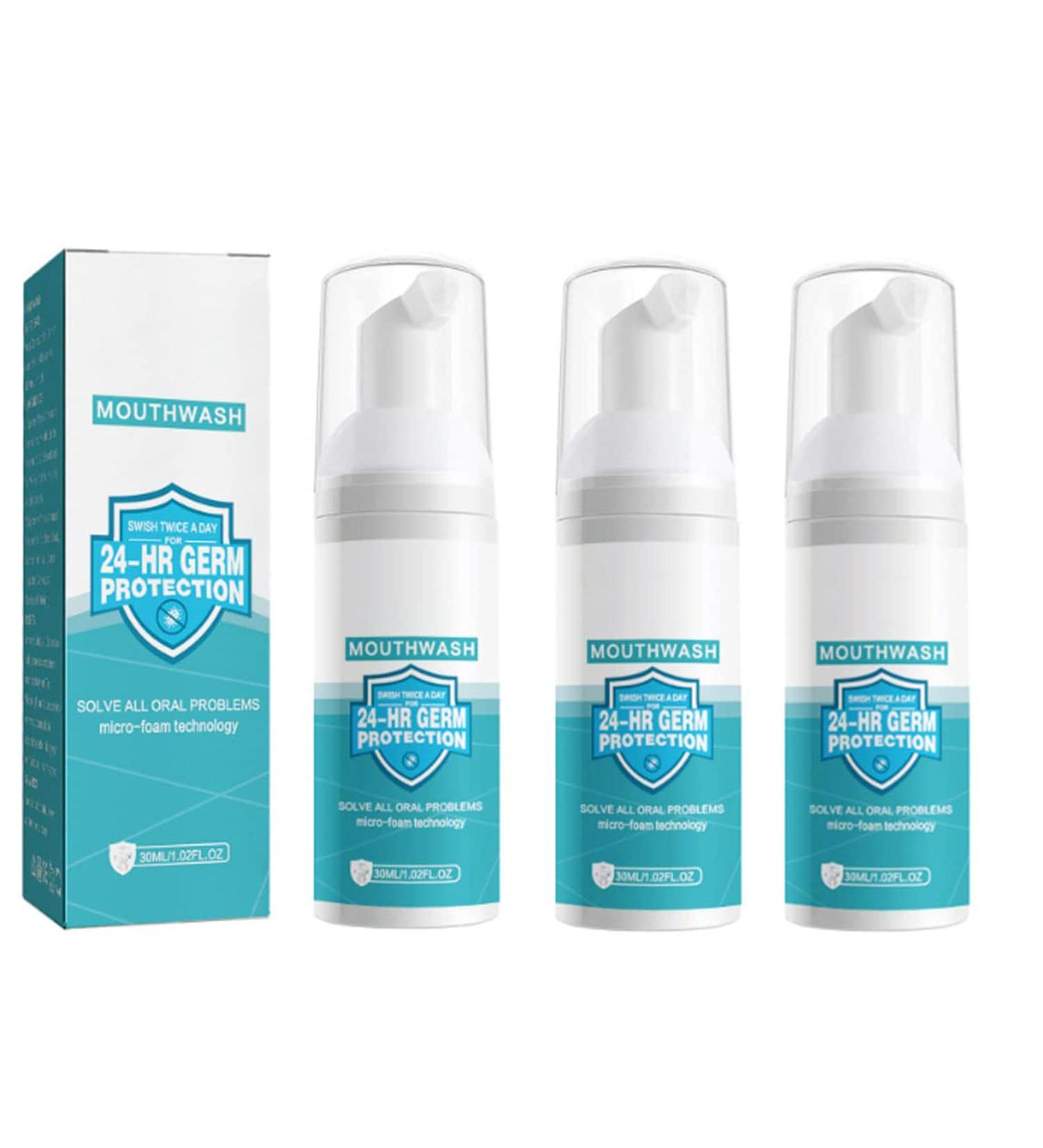 3PCS Mouthwash Toothpaste Foam: Remove Calculus, Whiten Teeth, Freshen Breath - Buy Online on GoSupps.com
