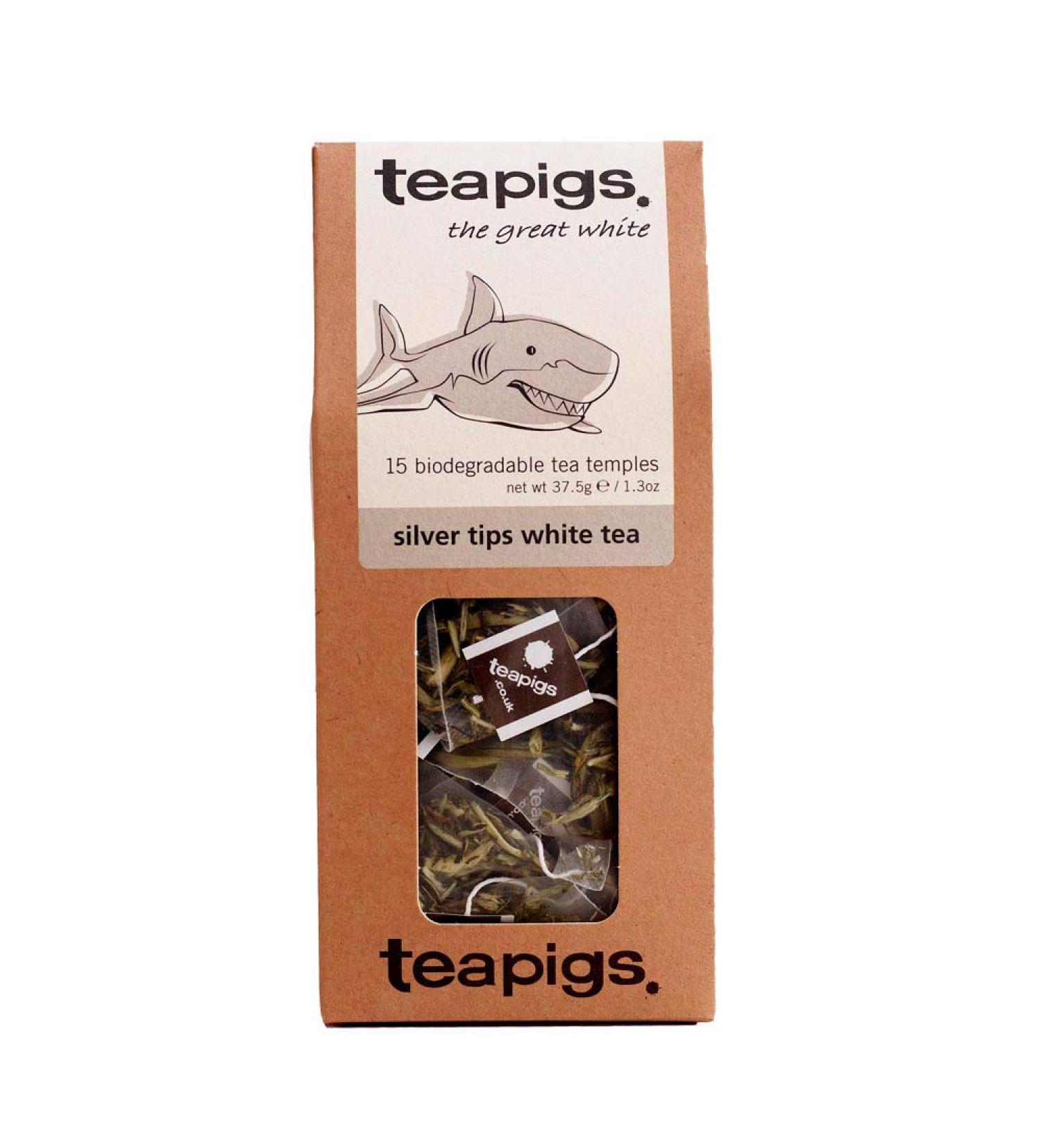 Tea Pigs Silver Tips Sachet de th blanc - Buy Online on GoSupps.com