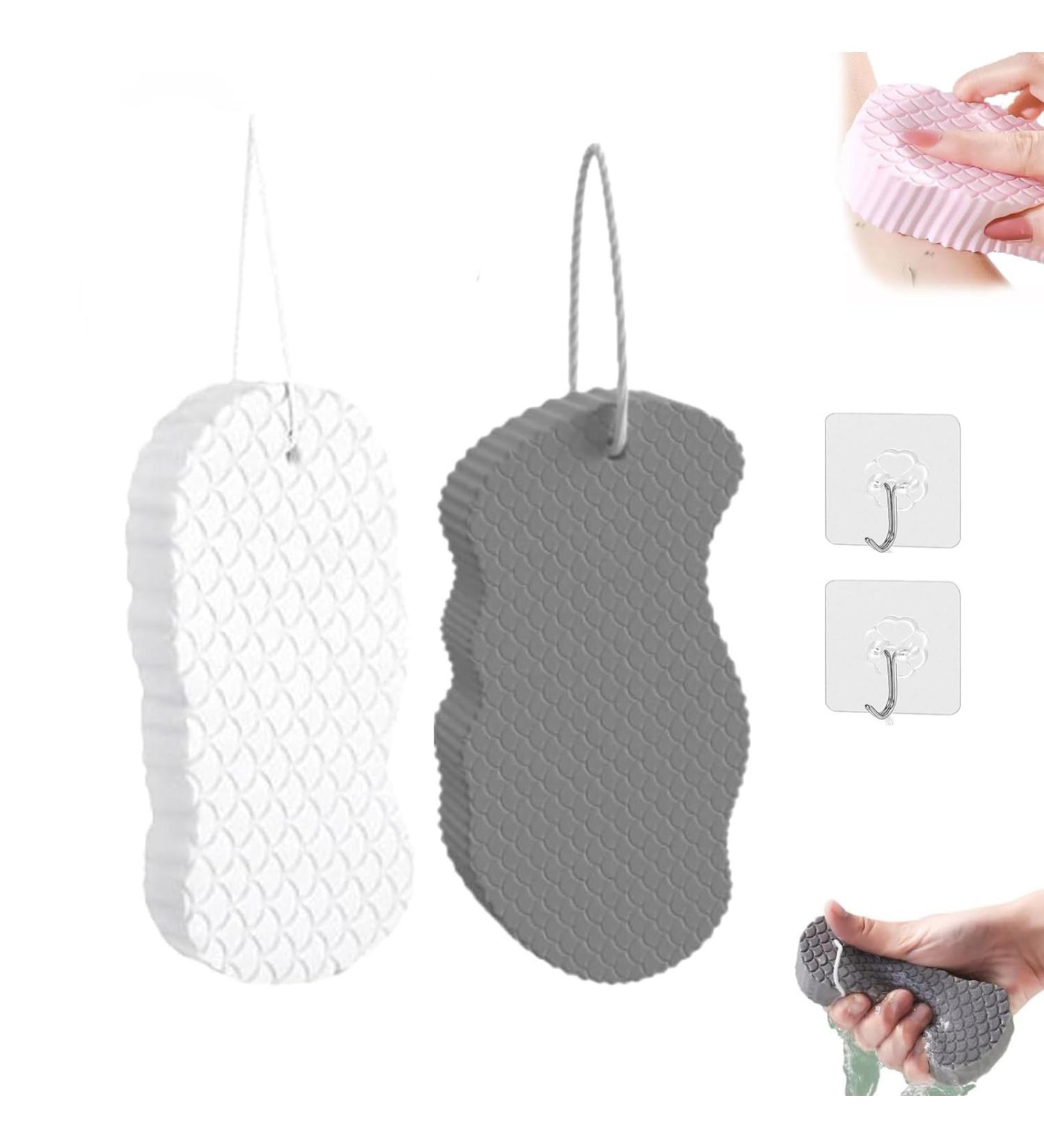 Beyond Draw Exfoliating Sponge Beyond Draw Exfoliator Super Soft Exfoliating Bath Sponge Reusable Exfoliating Body Sponge Exfoliating Body Scrubber Sponge(C) - Buy Online on GoSupps.com