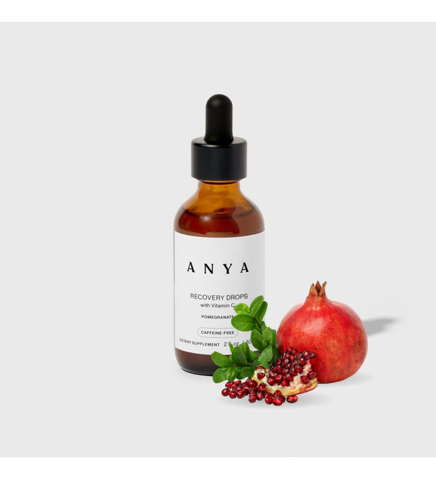 ANYA Postpartum - Recovery Drops (2 fl oz 30 Servings) Liquid Vitamin C for Adults Antioxidant Breastfeeding Safe Non-GMO Gluten Free - Buy Online on GoSupps.com