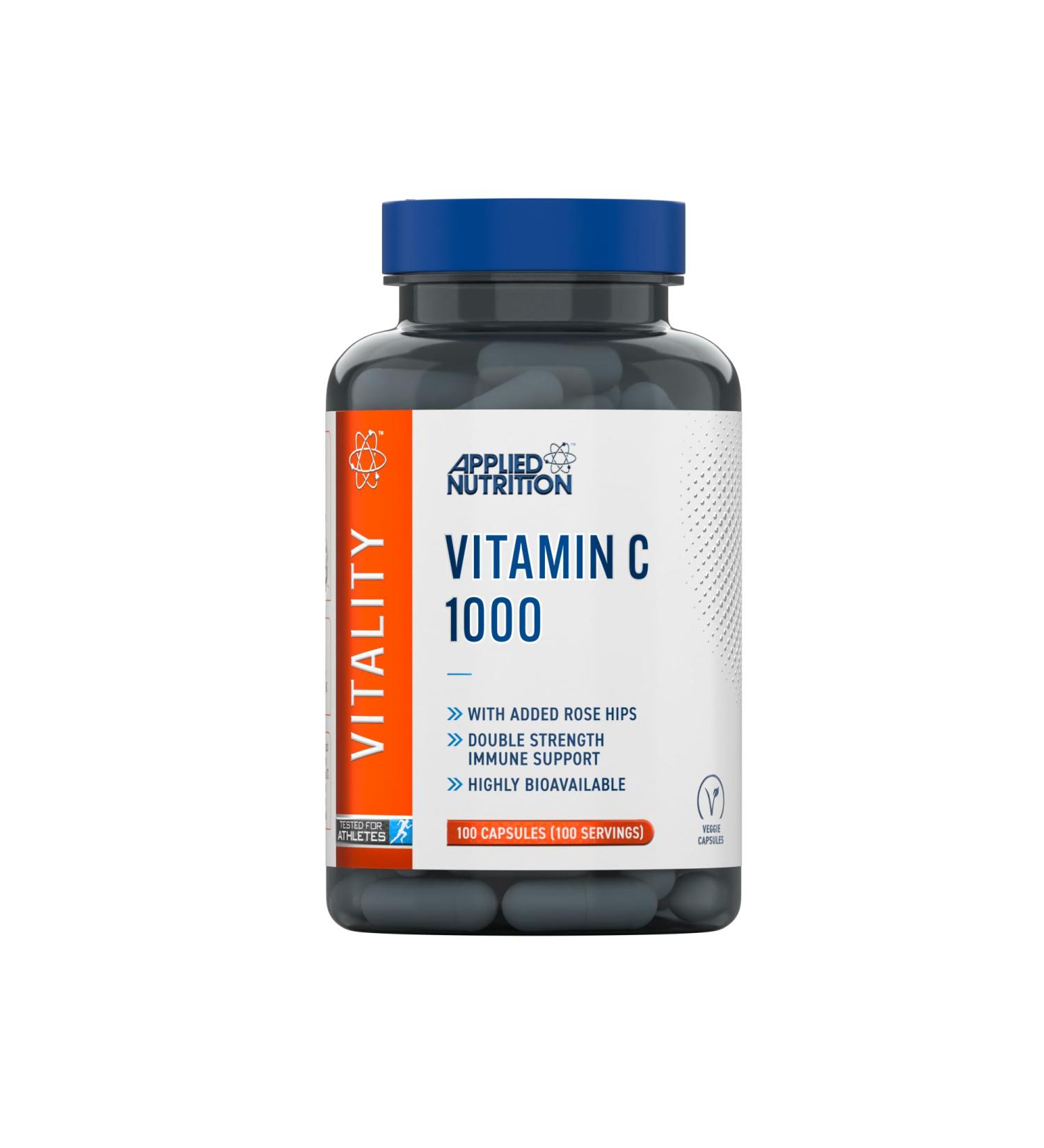 Applied Nutrition Vitamin C with Rose Hips 1000mg - 100 tablets - Buy Online on GoSupps.com