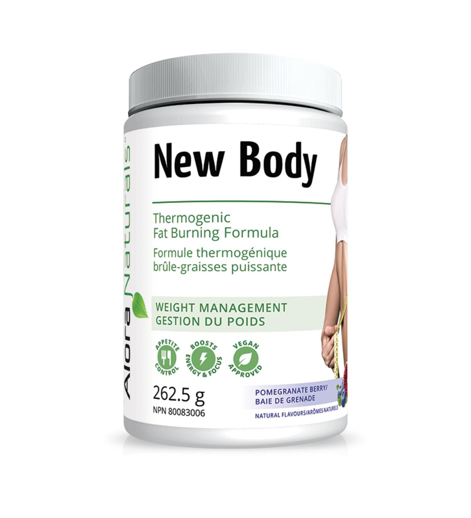 New Body Thermogenic Powder | Thermogenic Fat Burner Powder Infused with Green Tea | Increases Energy Antioxidant Support Weight Loss Support Fat Metabolism | 30 Servings (Pomegranate Berry) Pomegranate Berry 30 Servings - Buy Online on GoSupps.com