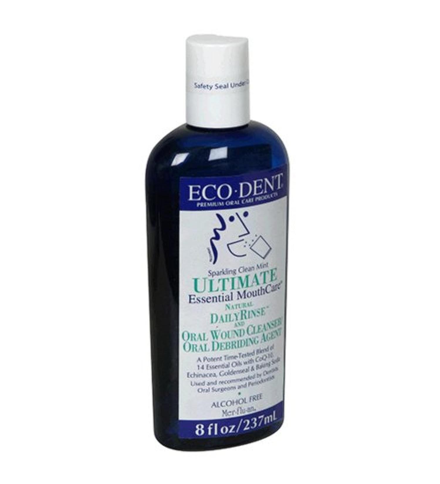 Eco-Dent Daily Rinse | Sparkling Clean Mint | 8 fl oz (237 ml) - Essential Mouth Care - Buy Online on GoSupps.com