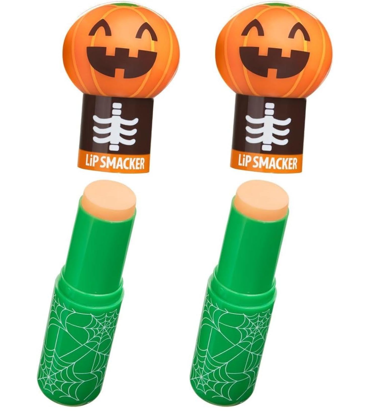 Lip Smacker Halloween Lippy Pal Lip Balm- Spooky Cute Pumpkin Patch Latte Flavored Deliciousness Moisturizes Nourishes & Soothes Cruelty-Free & Vegan - Pumpkin (Pack of 2) - Buy Online on GoSupps.com