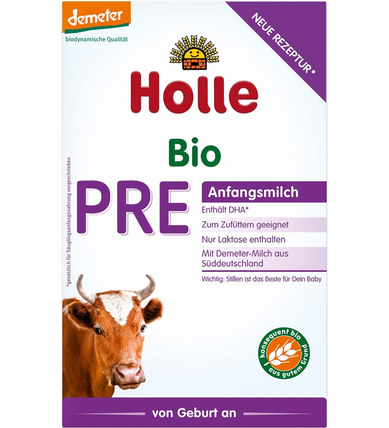 Holle Organic Pre-Initial Milk (6 x 400 gr) 400 g (pack of 6)