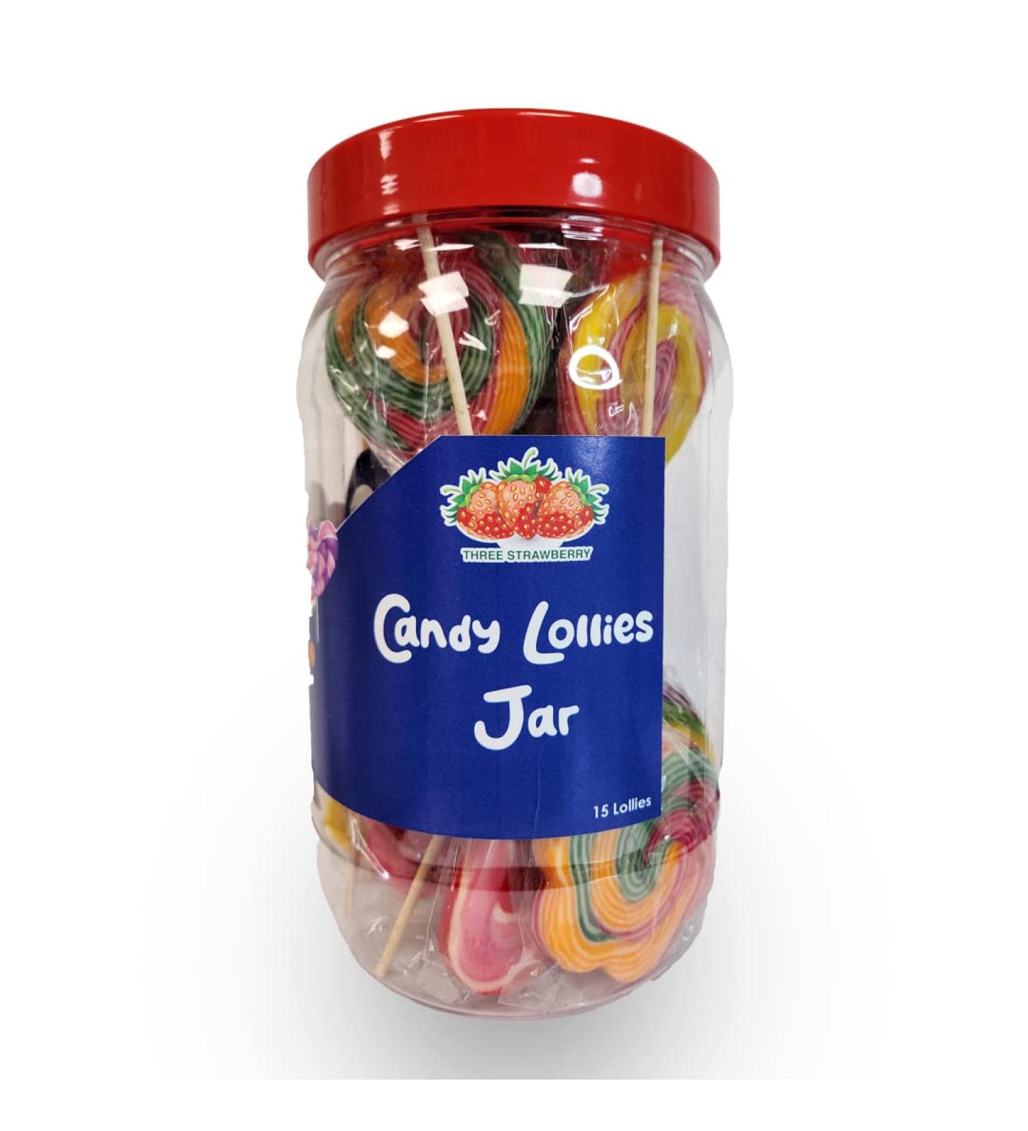 Kids Party Bag Sweets Lollies Spiral Rainbow Unicorn Lollipop Candies 5-8 Different Shapes Kids Sweet Candy Gifts for Children x 15 Lollies JAR - Buy Online on GoSupps.com