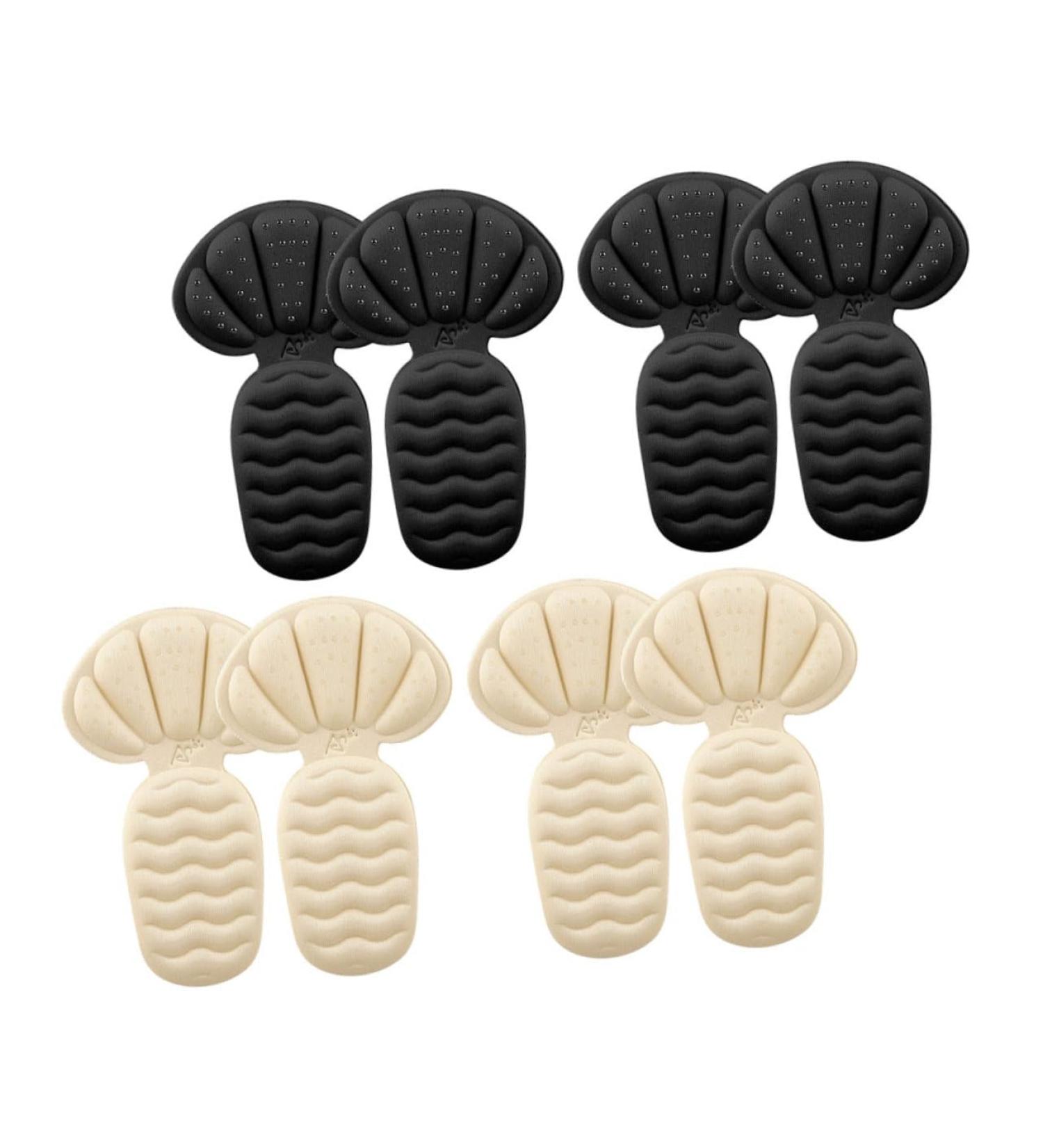 4 Pairs Silicone Heel Pads - Wear-Resistant Anti-Slip Inserts for Women s High Heels | Comfortable Heel Protectors & Gel Liners - Buy Online on GoSupps.com