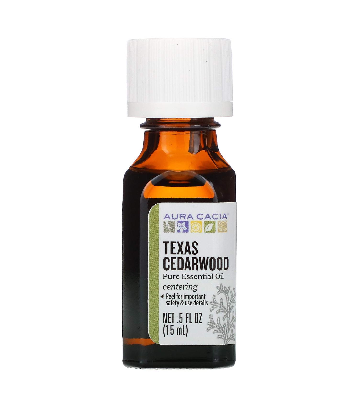 Aura Cacia Cedarwood Essential Oil 0.5 Oz