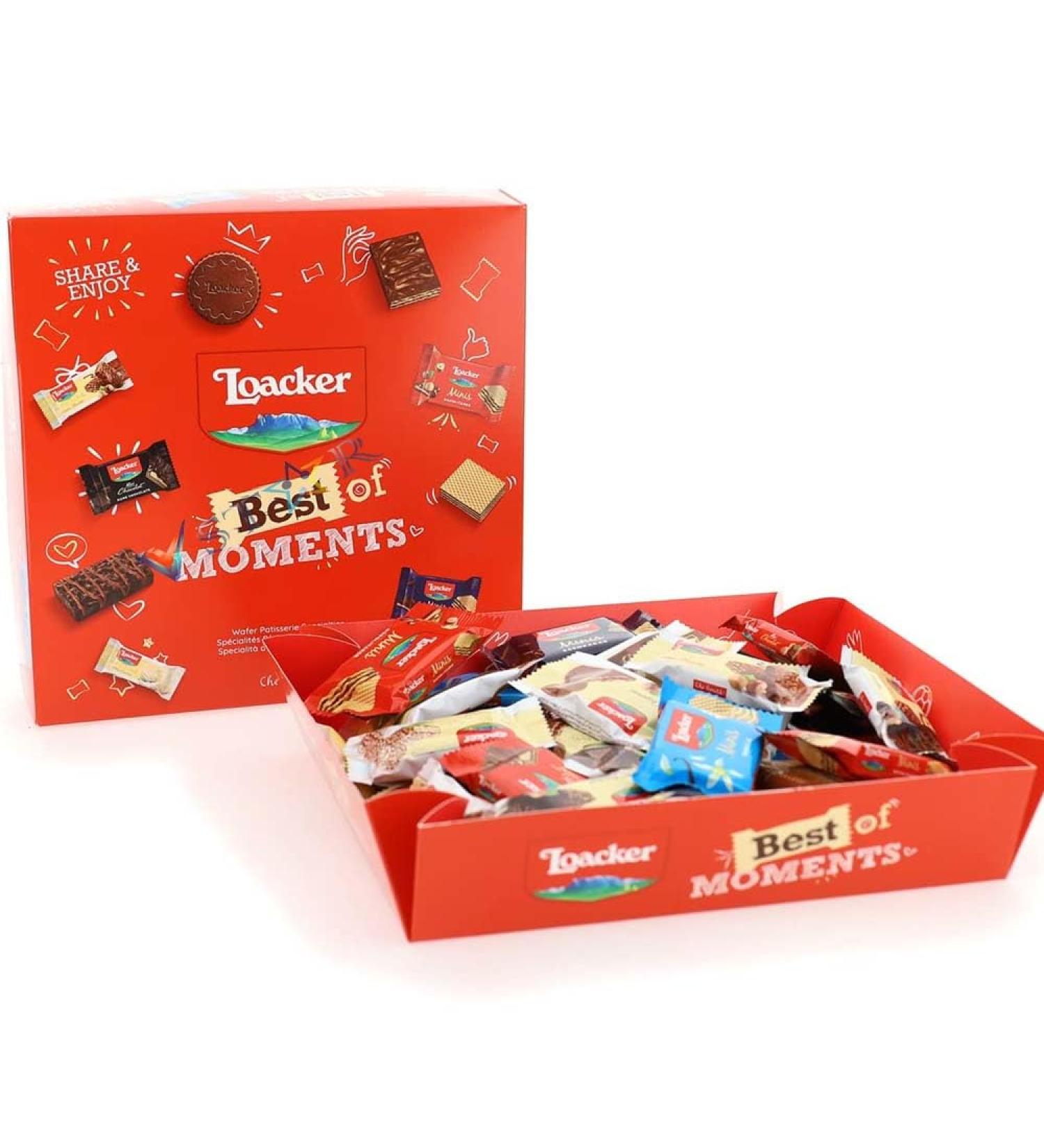 Loacker Best of Moments Assortment 12 Flavours Individually Wrapped 600g - Buy Online on GoSupps.com