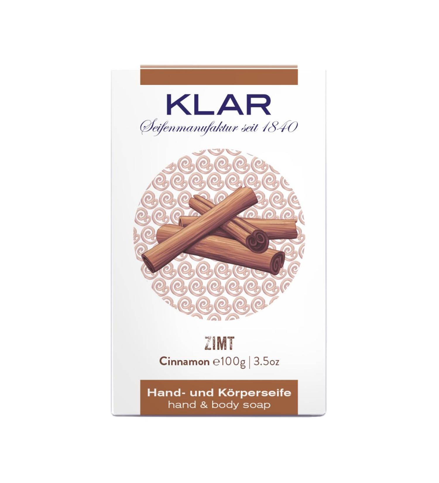  Klar Seifen Klar's Cinnamon Soap 100g - Buy Online on GoSupps.com