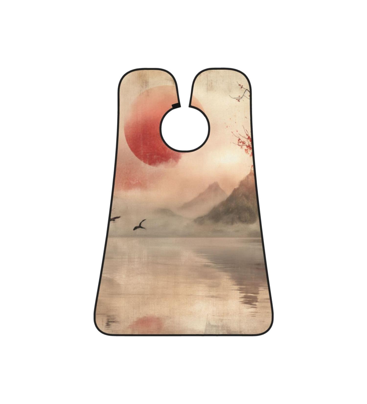 Buy Landscape Wallpaper Print Beard Bib Apron - Non-Stick Men s Hair Catcher for Shaving | Perfect Gifts for Men - One Size Black - Buy Online on GoSupps.com