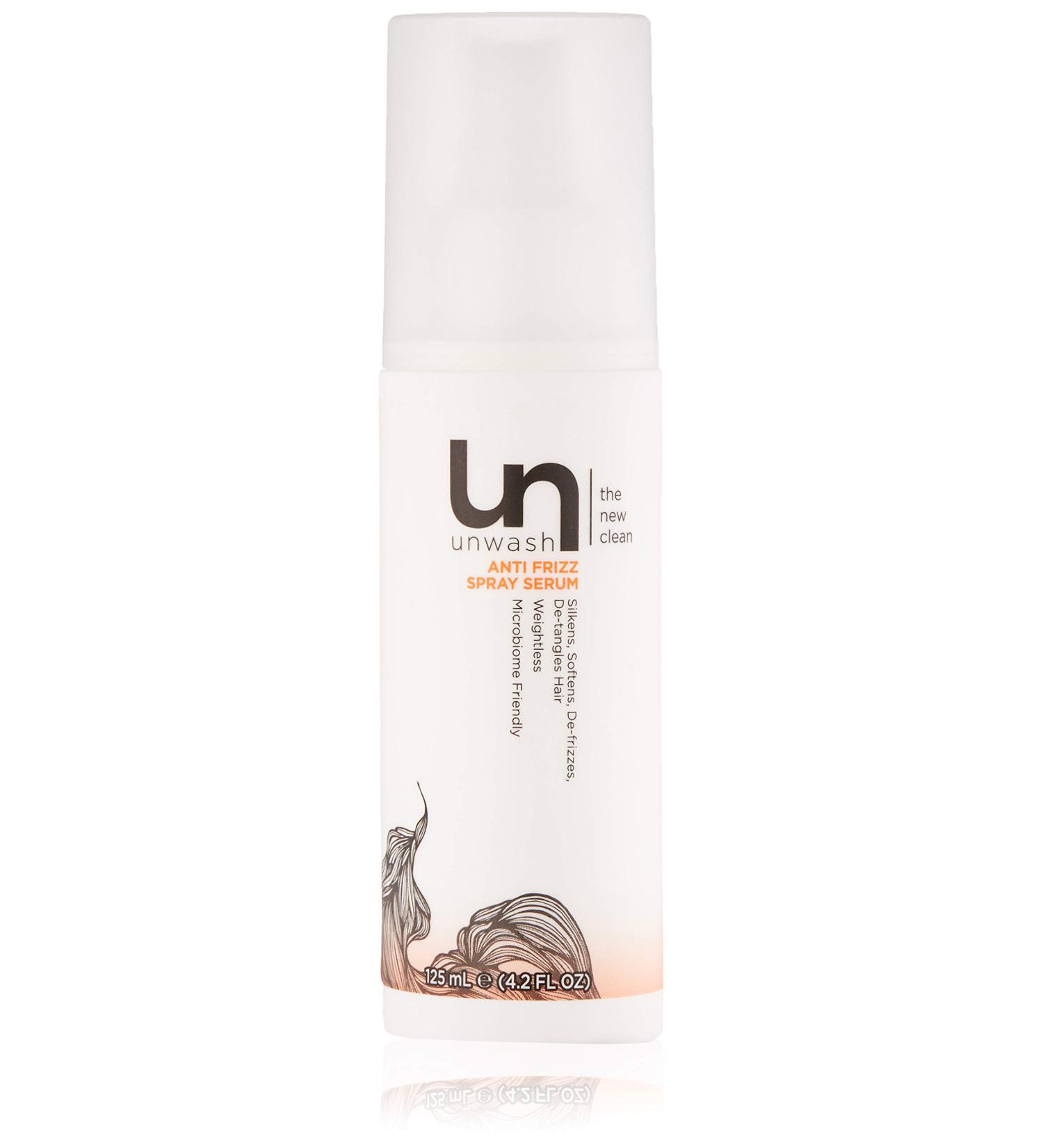 Unwash Anti-Frizz Spray Serum | Tame Frizz & Smooth Hair | Lightweight Vegan Cruelty-Free Sulfate & Paraben Free - International Shipping Available - Buy Online on GoSupps.com