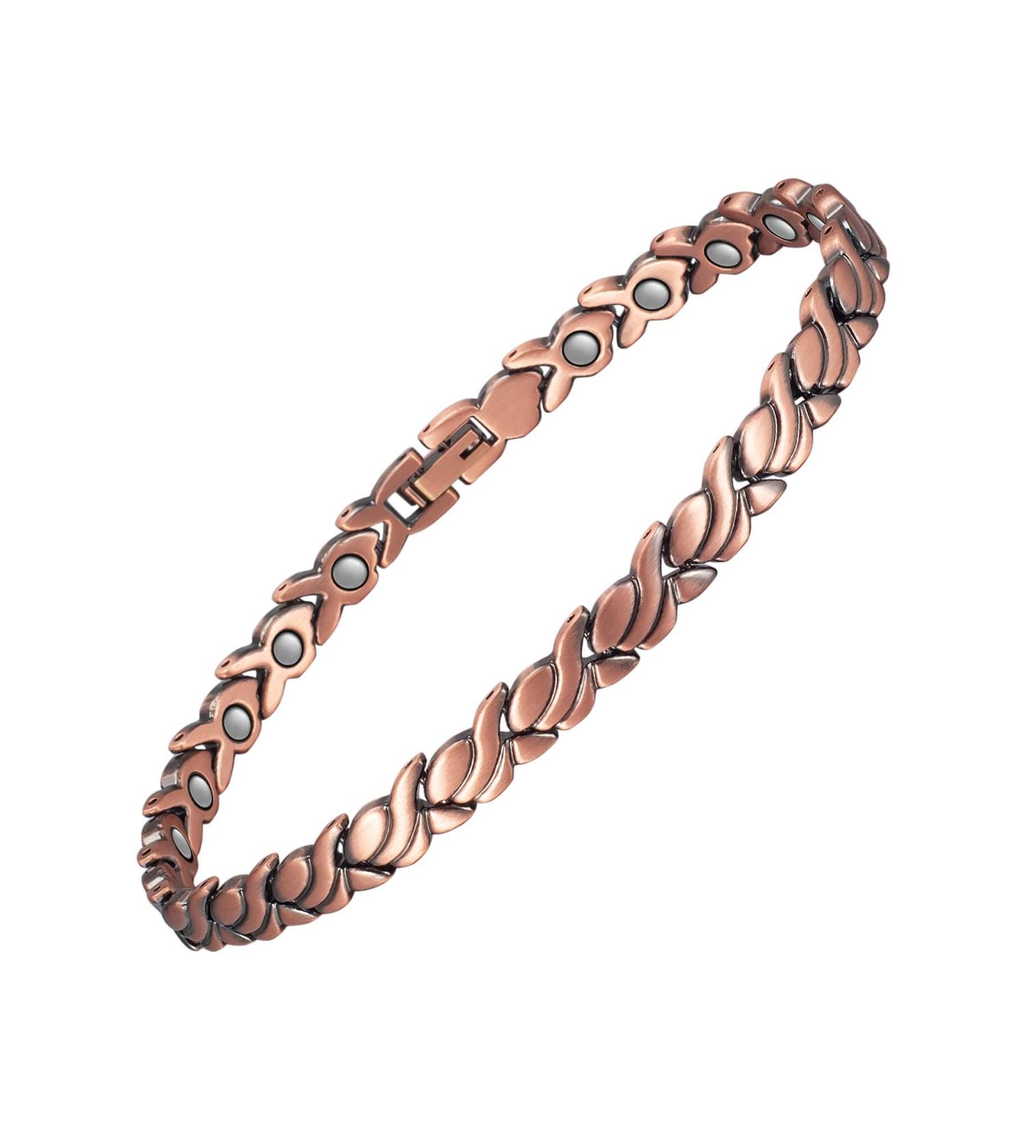 Shop Copper Arthritis Bracelet for Women | 20cm | Joint Pain Relief Gift for Wife & Mother - Buy Online on GoSupps.com