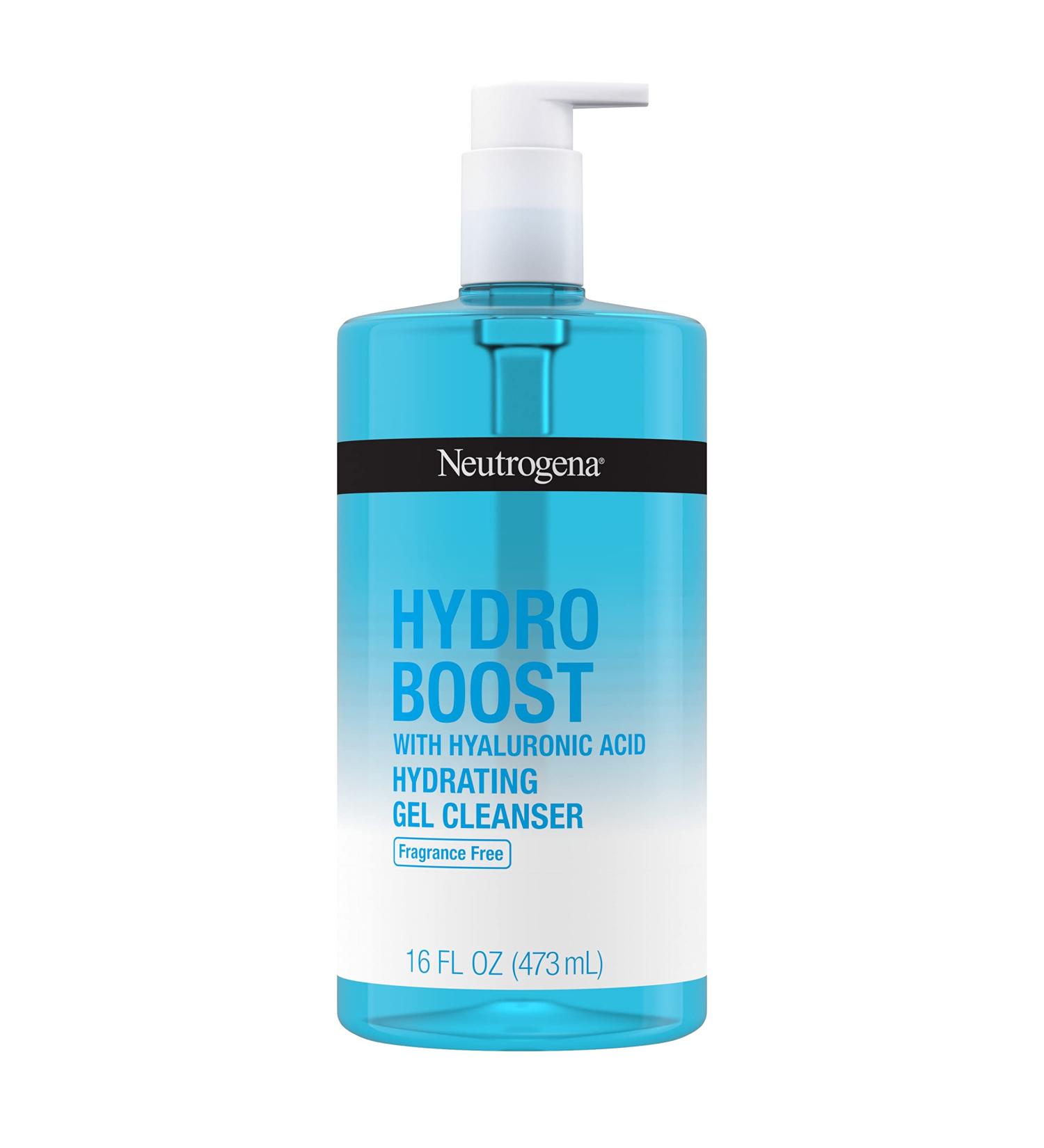Neutrogena Hydro Boost Hydrating Facial Gel Cleanser with Hyaluronic Acid - 16 fl. oz - Buy Online on GoSupps.com