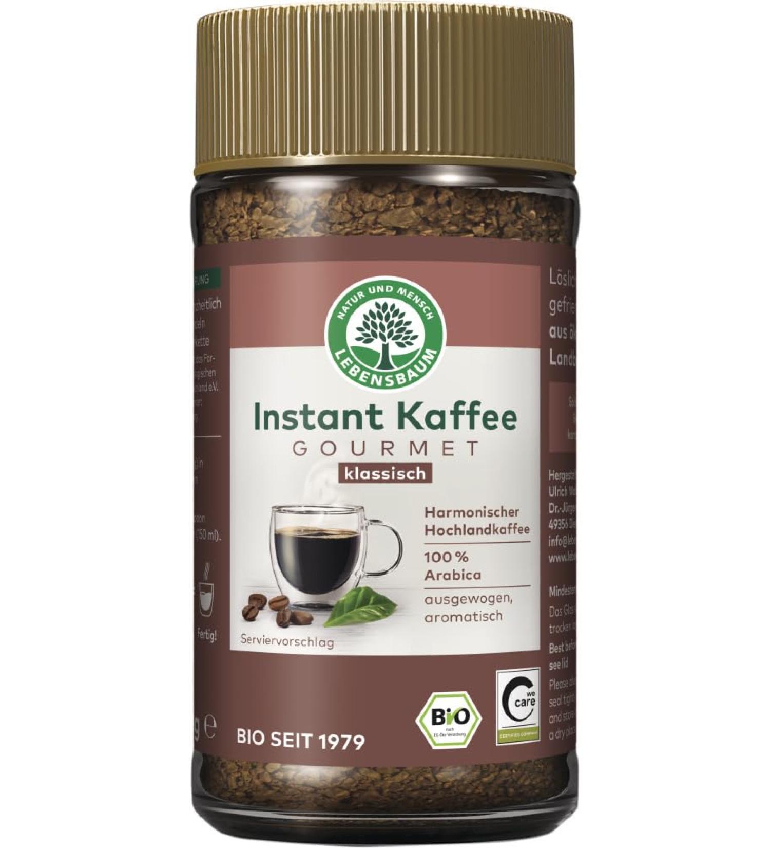 Lebensbaum Lebensbaum Organic Instant Gourmet Coffee (2 x 100 g)