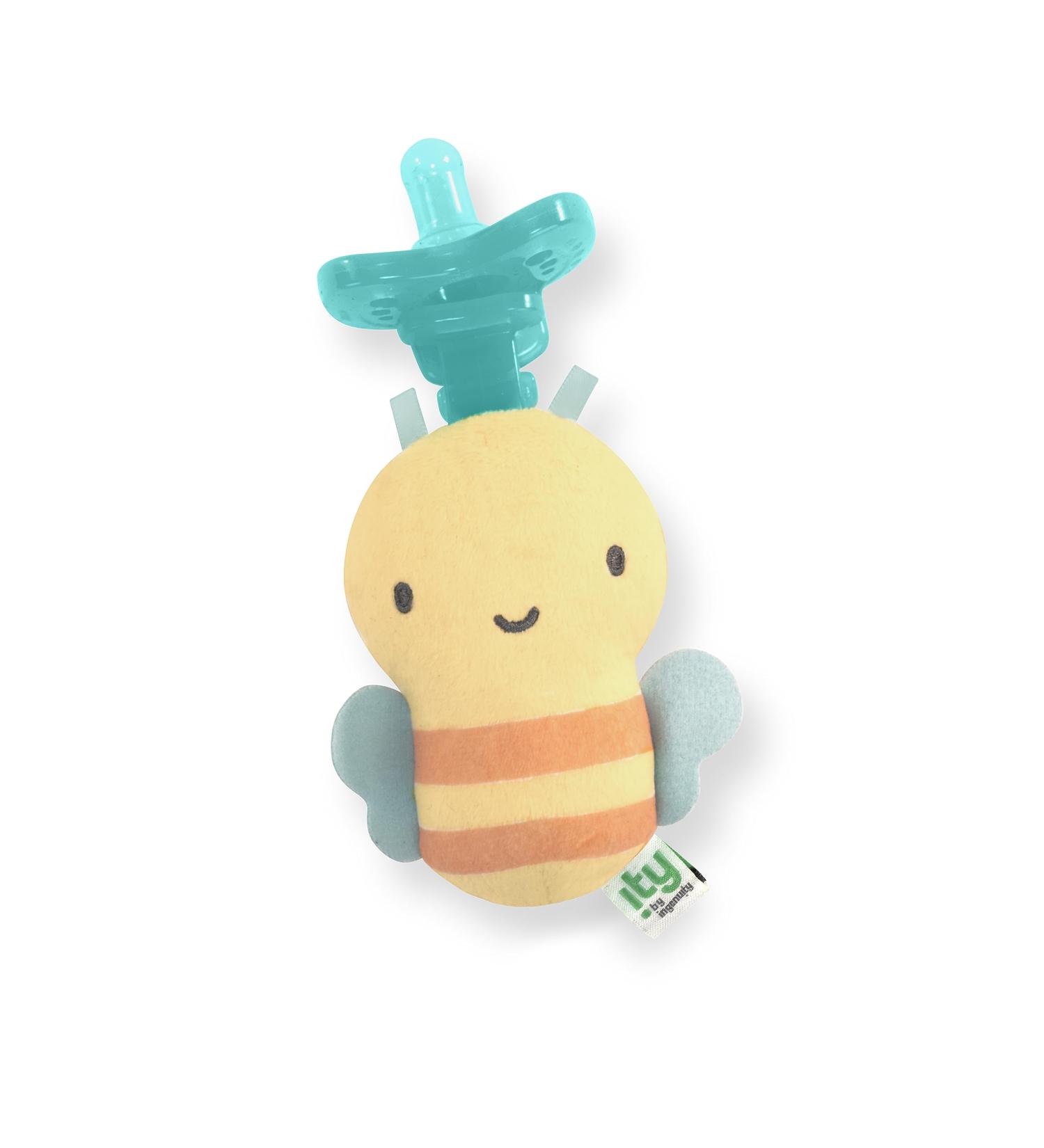 Ity by Ingenuity Cozy Coo | BPA-Free Silicone Plush Bee Toy for Newborns & Kids - Bomby Yellow | International Shipping - Buy Online on GoSupps.com