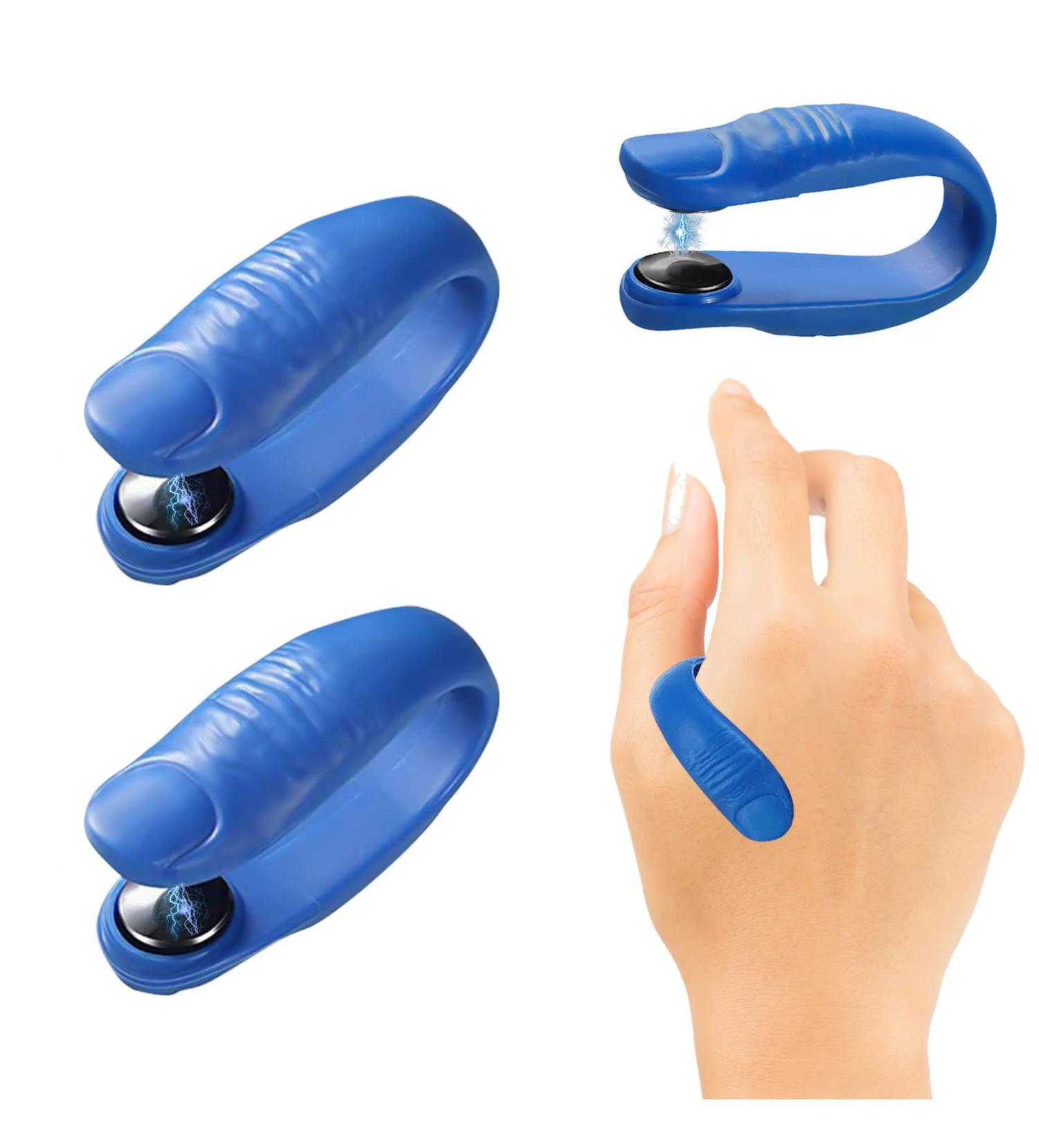 Magnetic Lymphatic Drainage Migraine Relief Acupressure Kit (2-Pack) - Blue - Buy Online on GoSupps.com