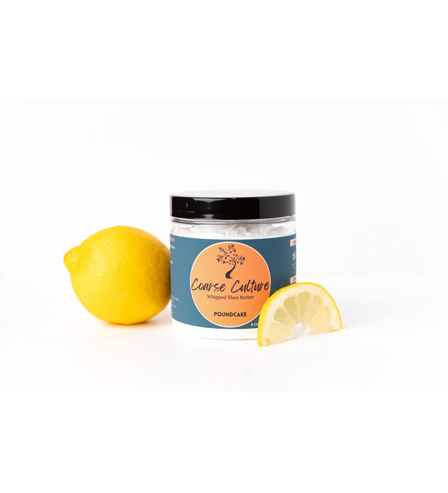 Coarse Culture 100% Vegan Whipped Shea Butter (Poundcake) Nourish Skin + Strengthen Hair - Buy Online on GoSupps.com