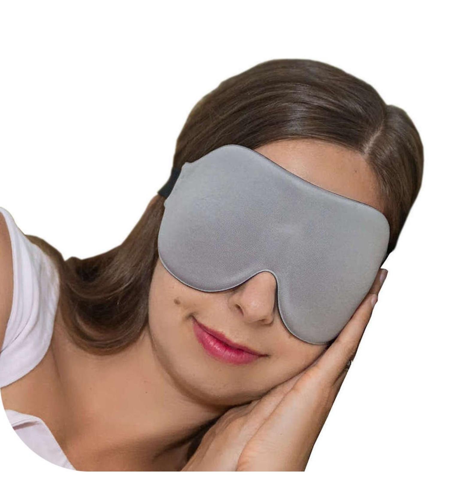 ComfyMed Sleep Mask CM-EM17 - Best 3D Eye Mask for Night and Travel | Men and Women | Grey - Buy Online on GoSupps.com