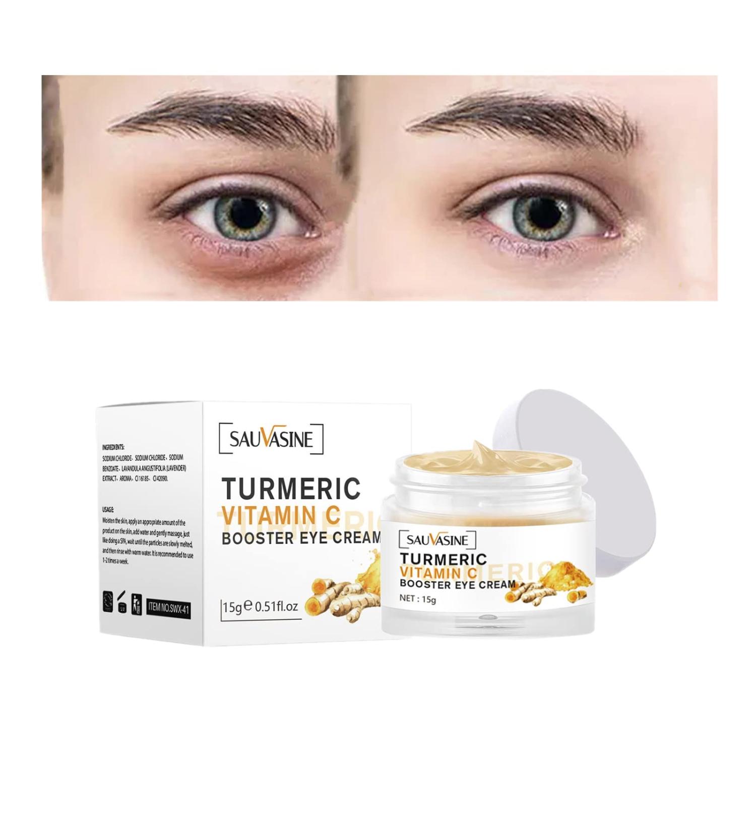 VANLOFE Turmeric Booster Eye Cream - 15g Hydrating Treatment for Dark Circles, Puffiness & Wrinkles - Buy Online on GoSupps.com