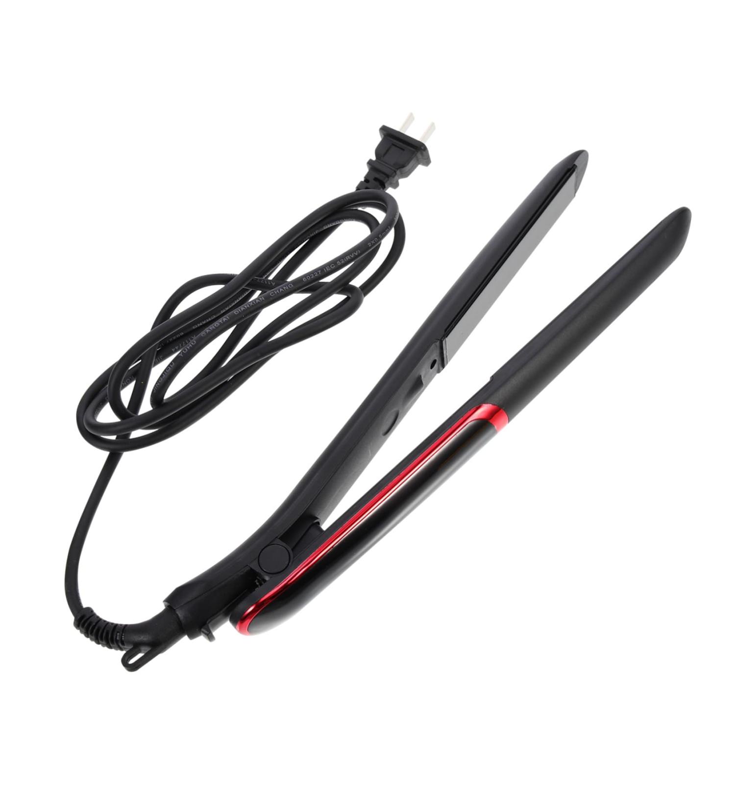 Dual-Purpose Hair Straightener & Curler - Portable Adjustable Temperature Flat Iron for Girls - Buy Online on GoSupps.com