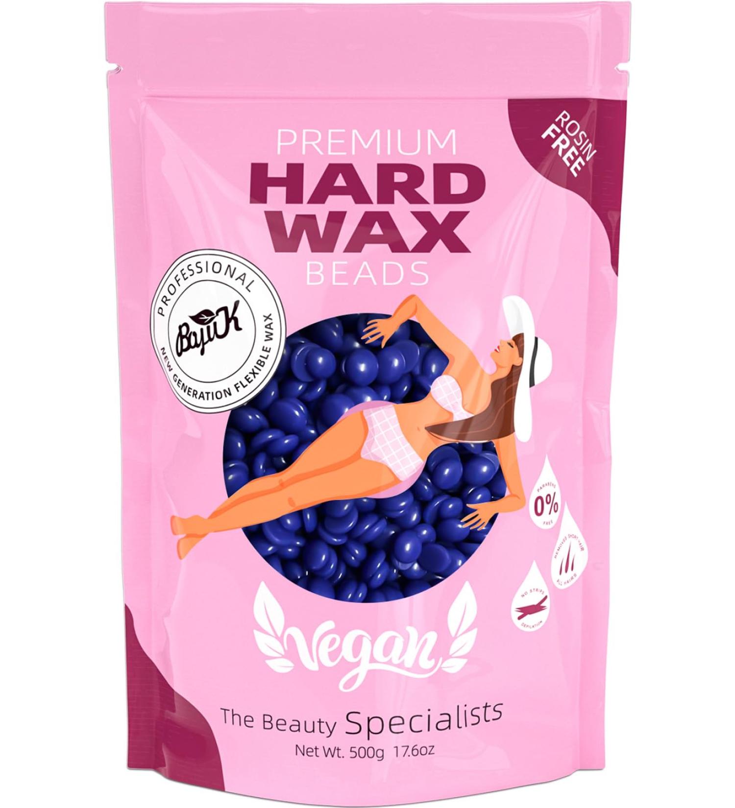 BOYUJK Professional Hard Wax Beads 500g Purple - Painless Hair Removal for Women & Men - Buy Online on GoSupps.com
