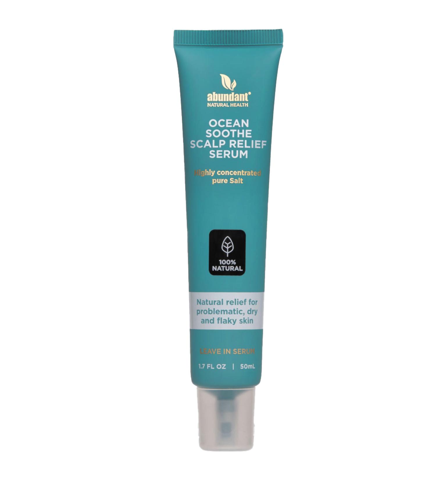 Ocean Soothe Scalp Relief Serum - Natural Magnesium Salt Treatment for Dry Flaky Skin 50mL | Quick Absorption Fragrance-Free Leave-In Treatment - Buy Online on GoSupps.com