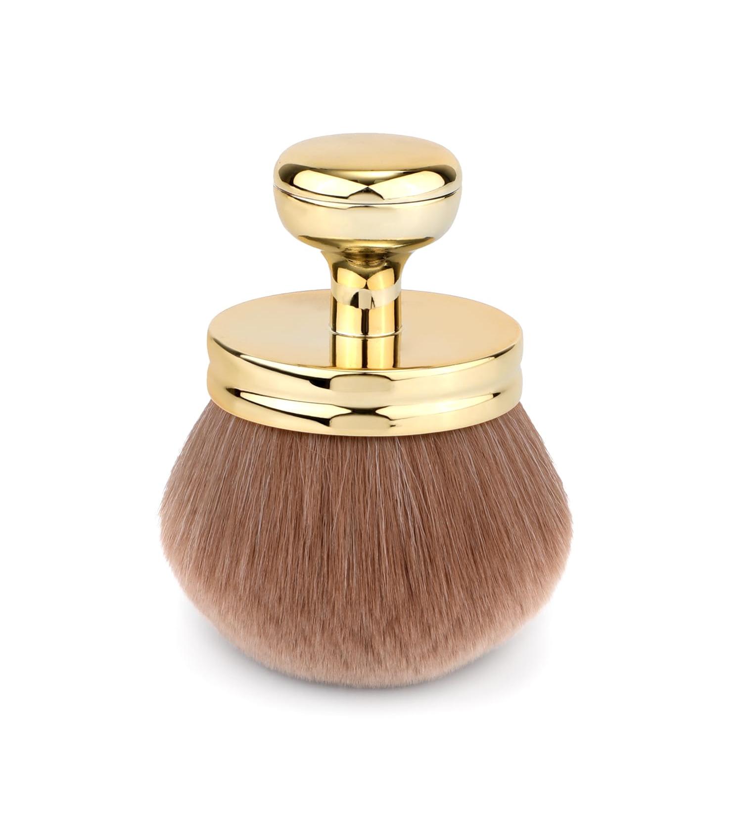 Large Oval Self Tanning Brush - Premium Body Makeup Applicator for Legs Arms Face & Body | Gold - Buy Online on GoSupps.com