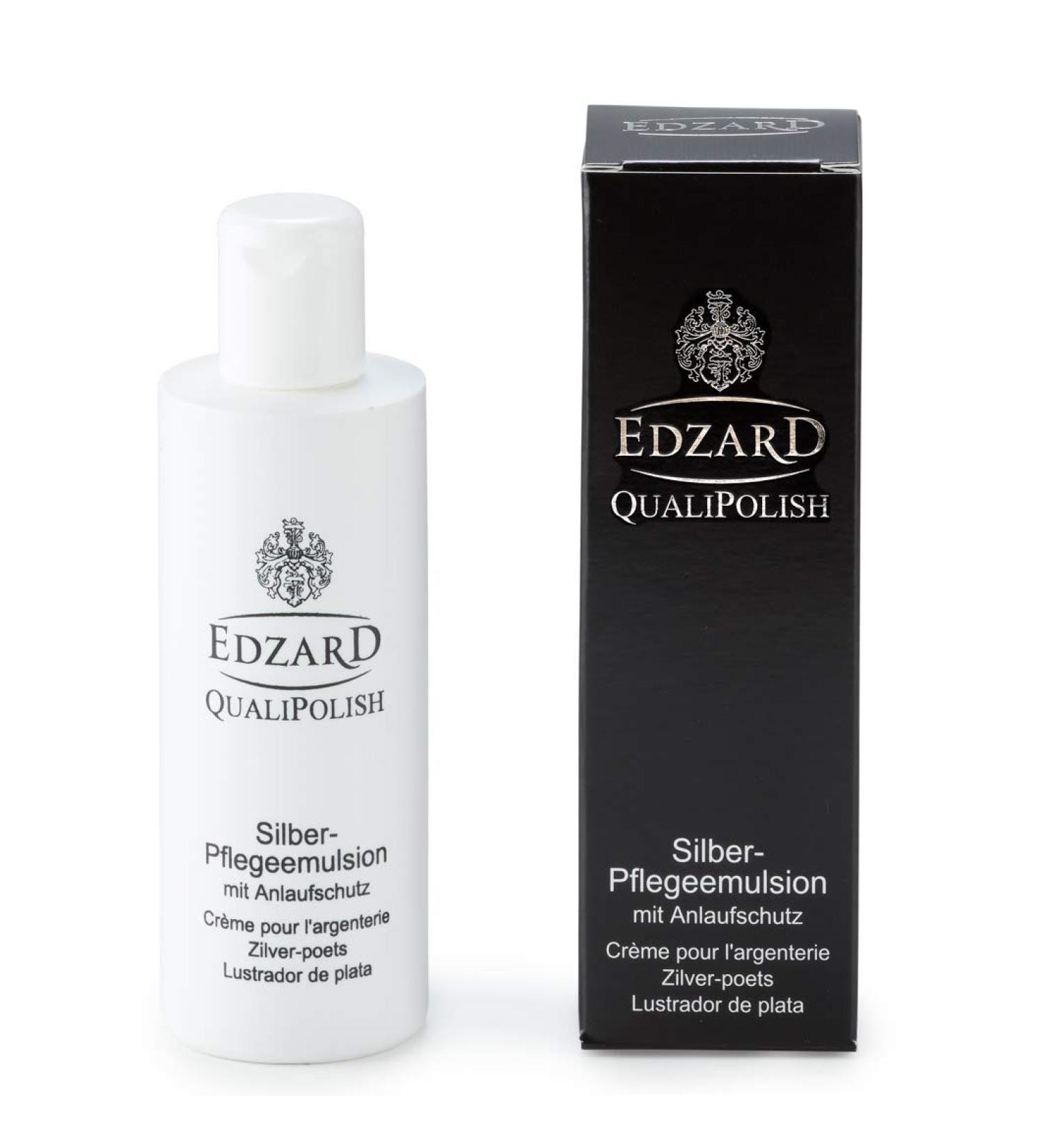 Edzard Qualipolish Silver Care Emulsion 125ml | Jewelry Coins & Cutlery Cleaner | Best Polish for Brass Silver & Gold - Buy Online on GoSupps.com
