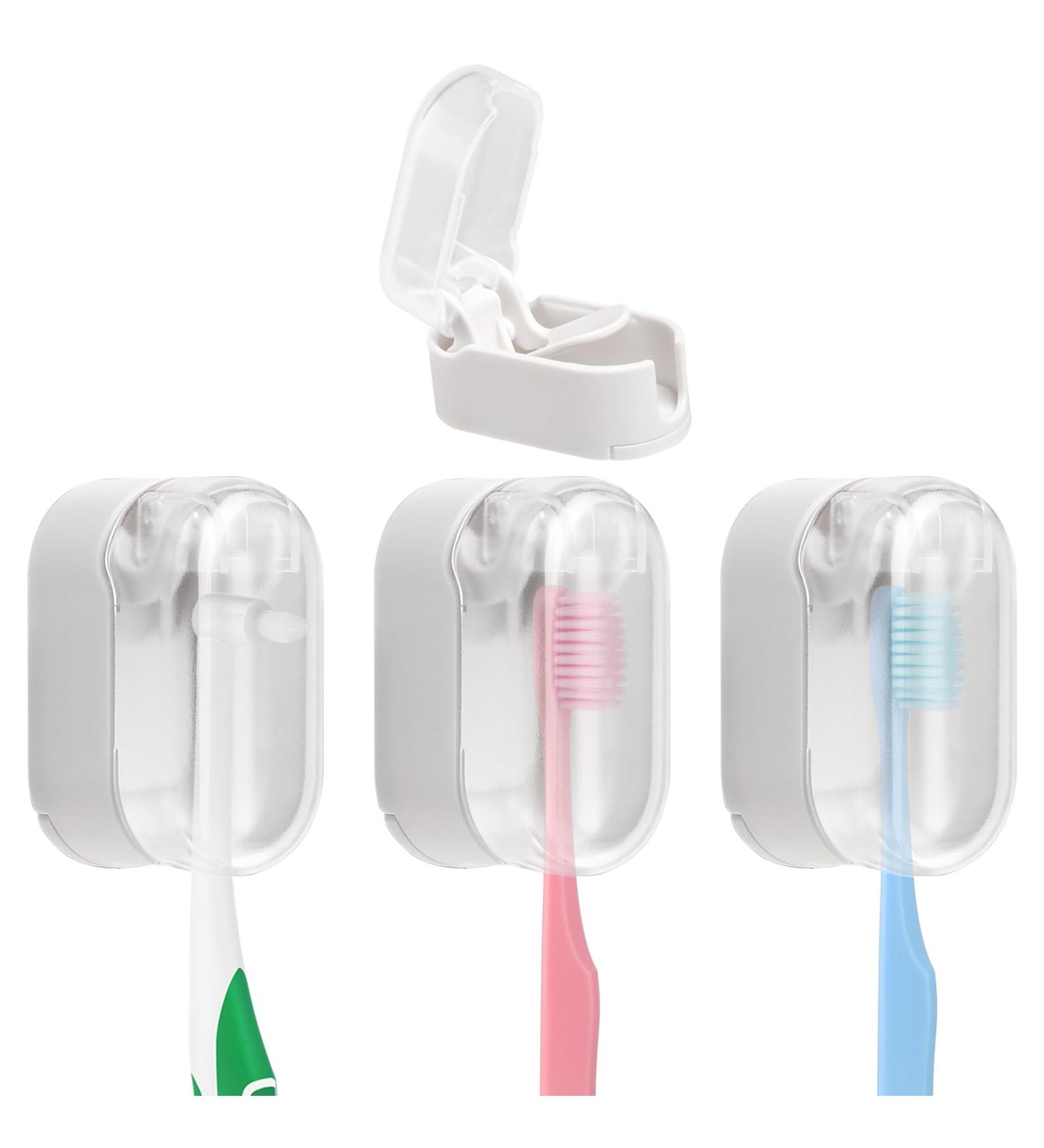 Shop Wllhyf 3-Piece Portable Toothbrush Covers - Travel Protective Caps for Hygiene & Convenience! - Buy Online on GoSupps.com