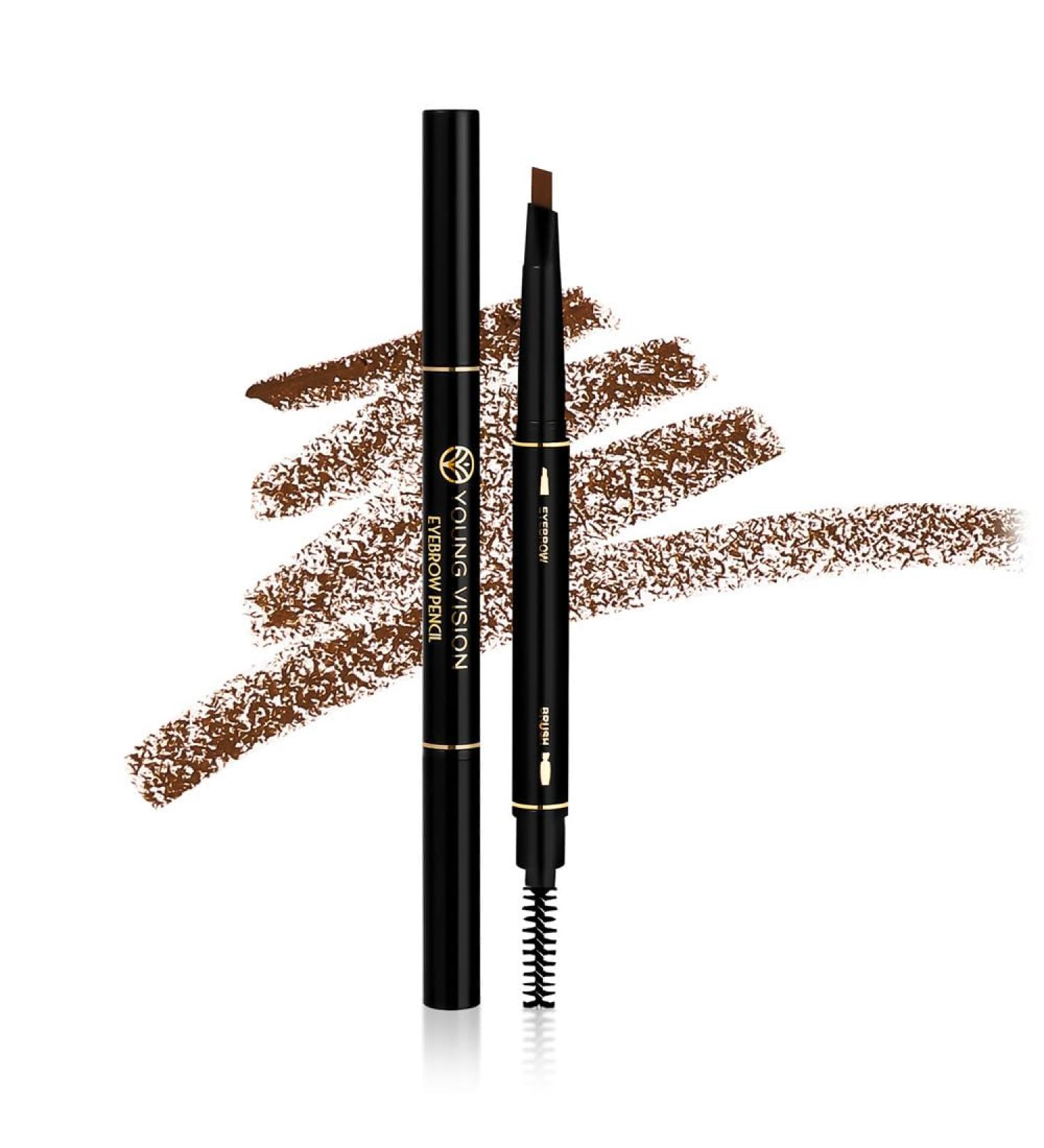 Eyebrow Pencil Eyebrow Retractable Definer Pencil Eyebrow Stylist Shape and Fill Eyebrows Professional Eye Makeup (05 Dark Brown) - Buy Online on GoSupps.com