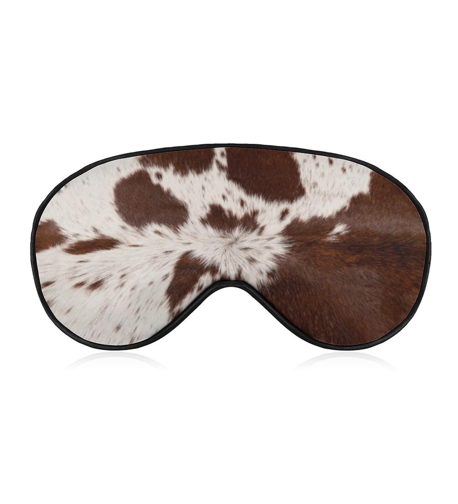 Cowhide Sleep Eye Mask for Men/Women/Kids | Soft Skin-Friendly Eye Sleeping Mask - 100% Light Blocker for Home/Travel/Office - Buy Online on GoSupps.com