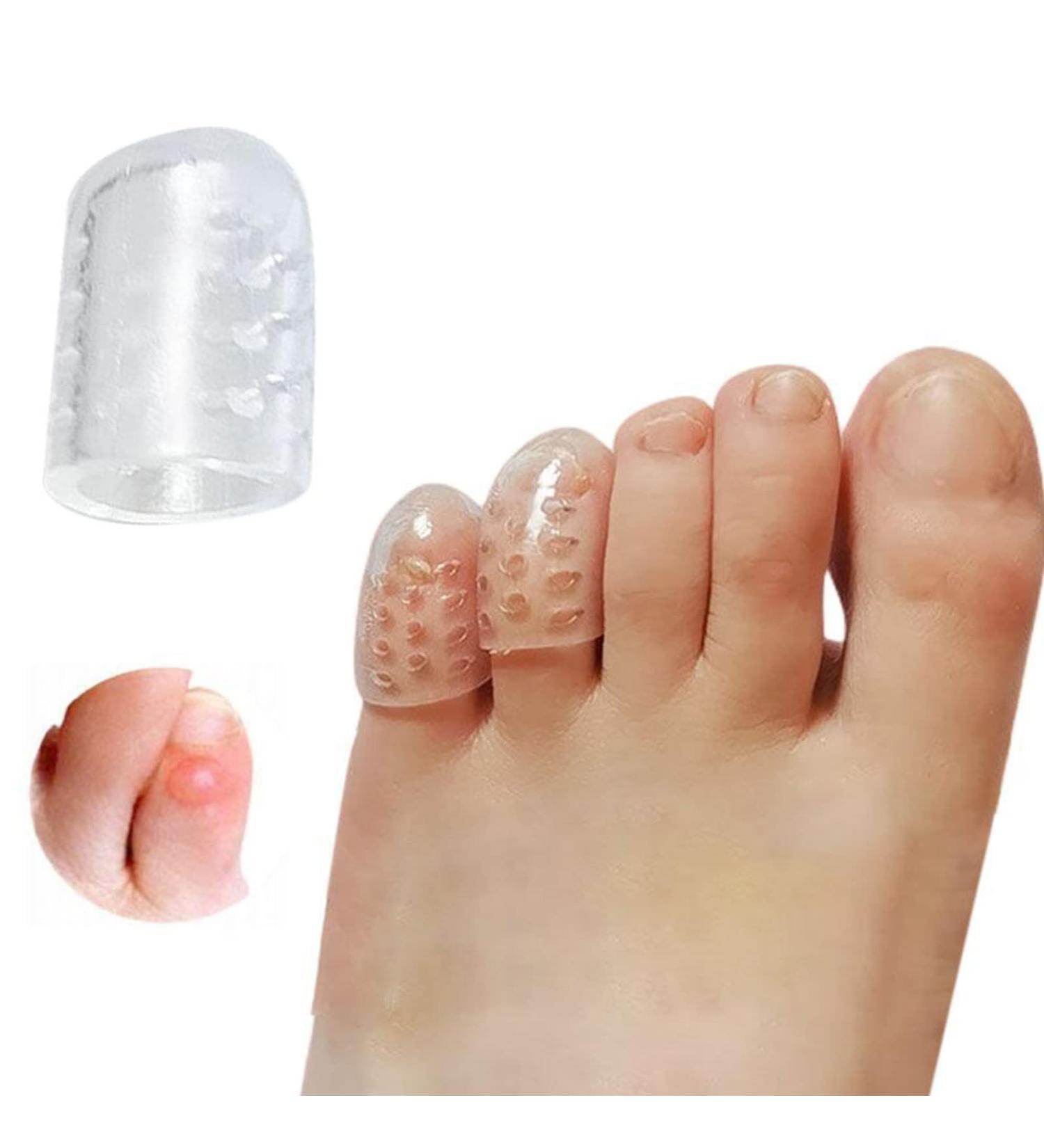 GTHFINE 60pcs Silicone Toe Caps - Anti-Friction, Breathable Toe Protectors for Corns, Blisters, and Pain Relief - Buy Online on GoSupps.com