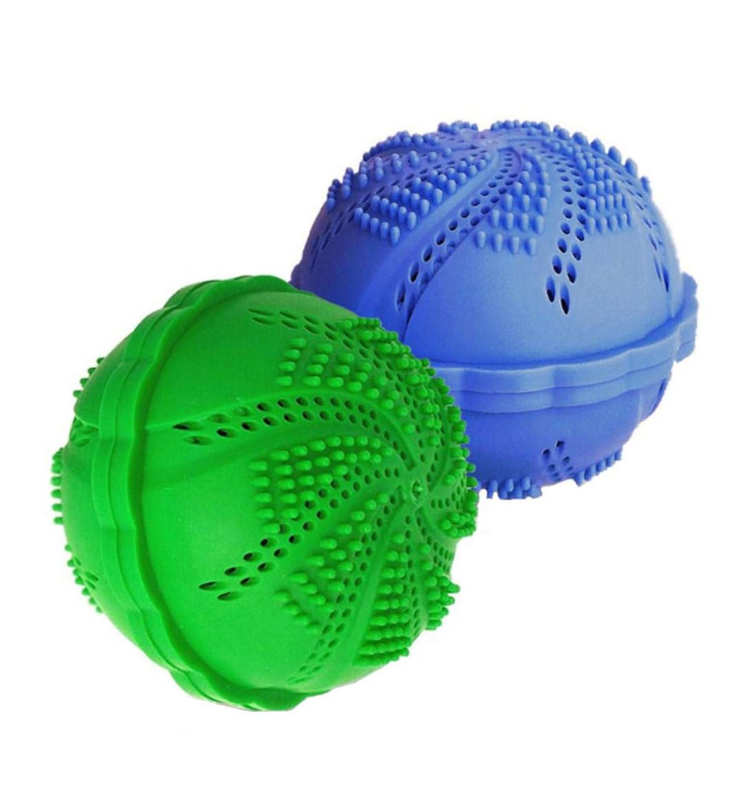 SWEETBIUTI Laundry Balls Washing Machine Ball Laundry Washing Machine Clean Eco-Friendly Decontamination Silicone Washing Balls Set for Liquid Detergent Blue Green 2PCS - Buy Online on GoSupps.com