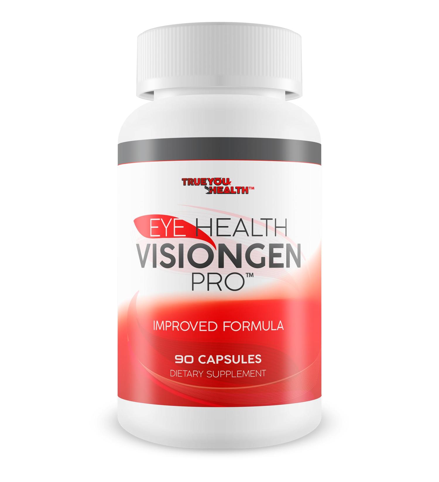 Eye Health Visiongen Pro - Improved Formula - Our Best Lutein Supplements for Eyes with Zeaxanthin and Vitamin A - Natural Vision Pills for Eyes - Natural Herbalstep 14 in One Advanced Eye Formula - Buy Online on GoSupps.com