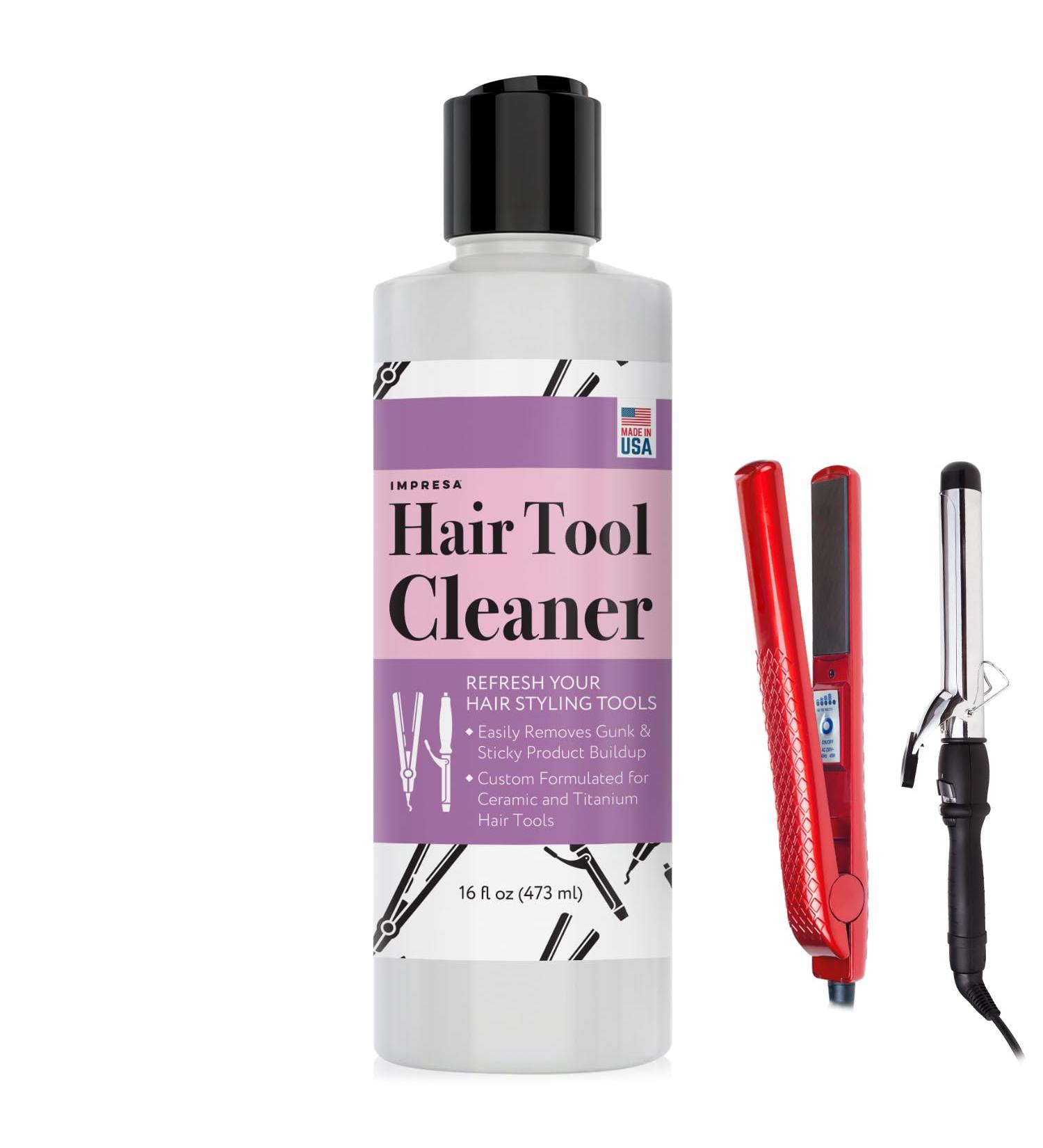 16oz Iron Cleaner Solution | Keep Curling & Flat Irons Effective | USA-Made Cosmetology Supplies - Buy Online on GoSupps.com