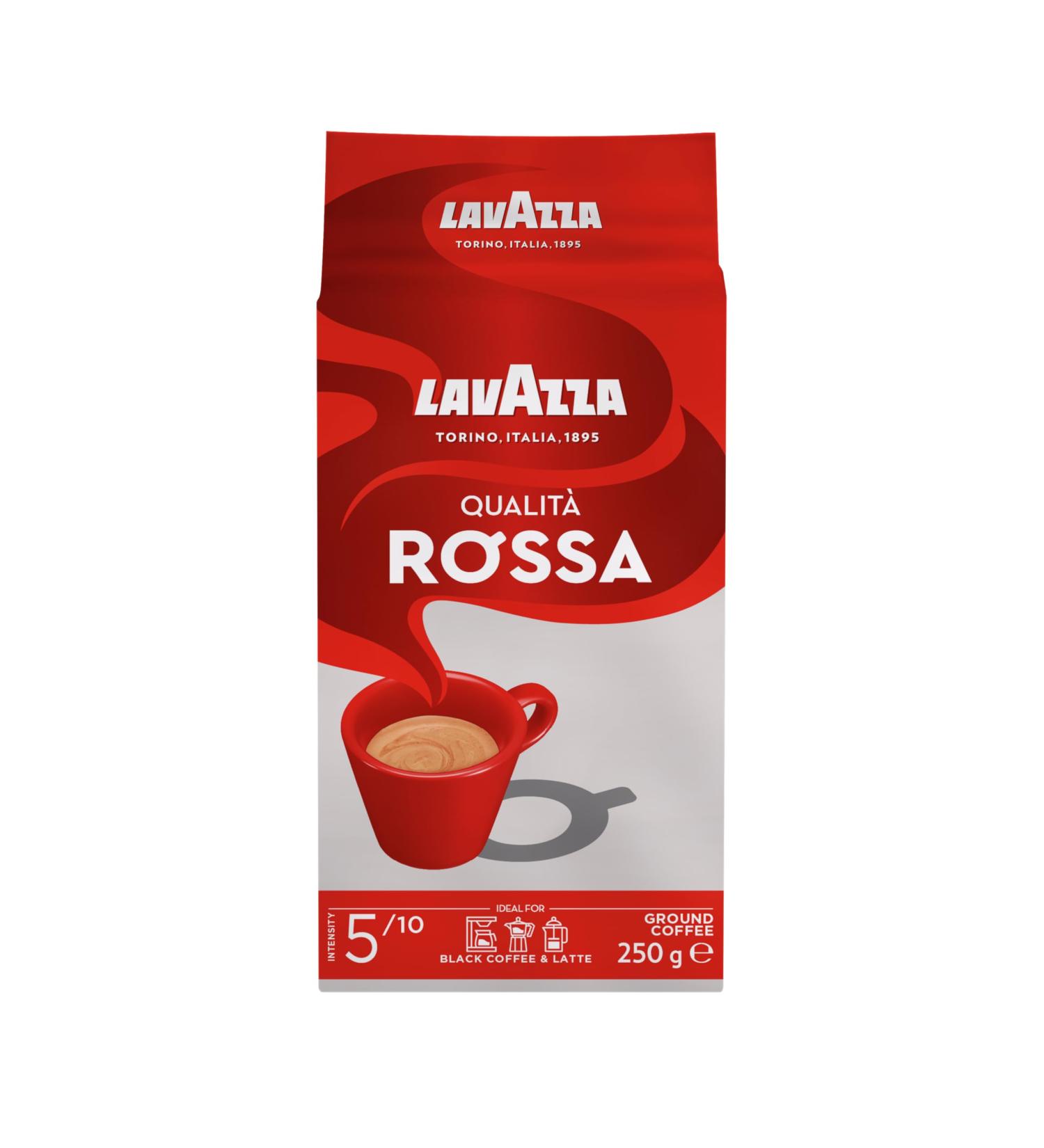 Lavazza Coffee Qualita Rossa ground 250g - Buy Online on GoSupps.com