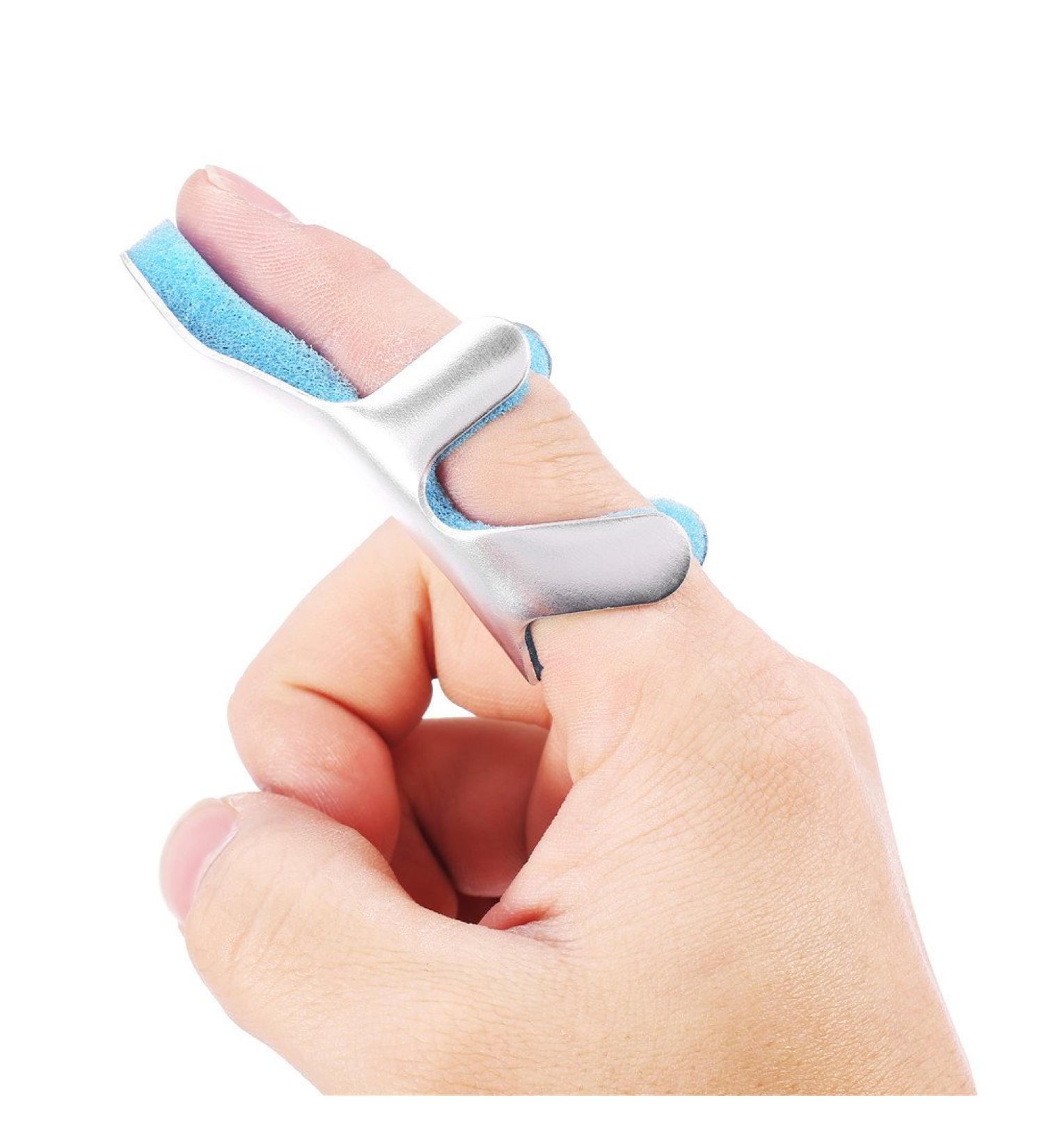 Ymiko Finger Splint - Adjustable Aluminium Malleable Brace for Finger Knuckle Immobilization & Injury Recovery | Frog Type Splint in 3 Sizes (S) - International Shipping Available - Buy Online on GoSupps.com