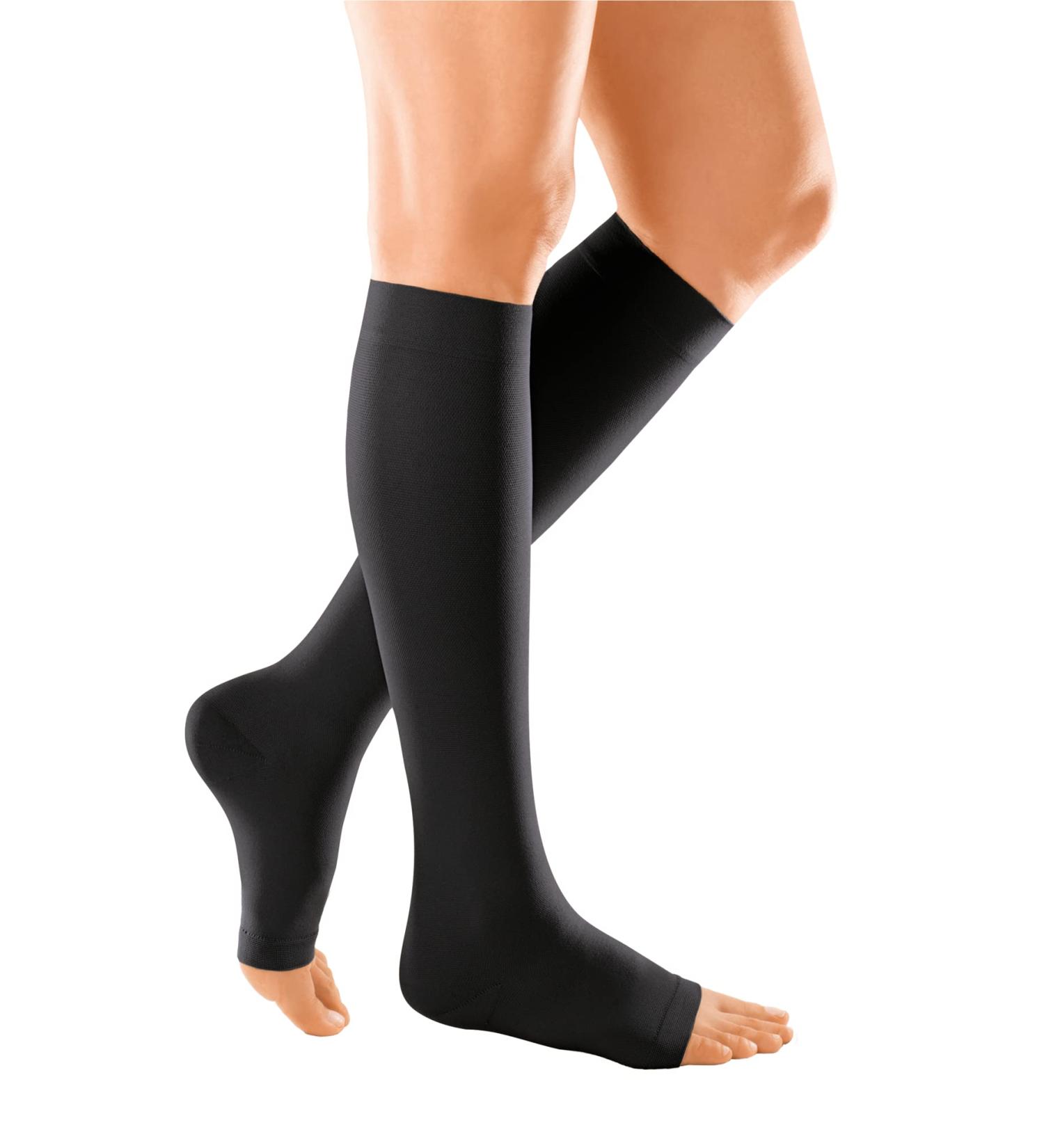Shop Medi Duomed Basic Knee Socks | Unisex Compression Stockings CCL2 | Black | Size I - Comfortable Support for Women & Men - Buy Online on GoSupps.com