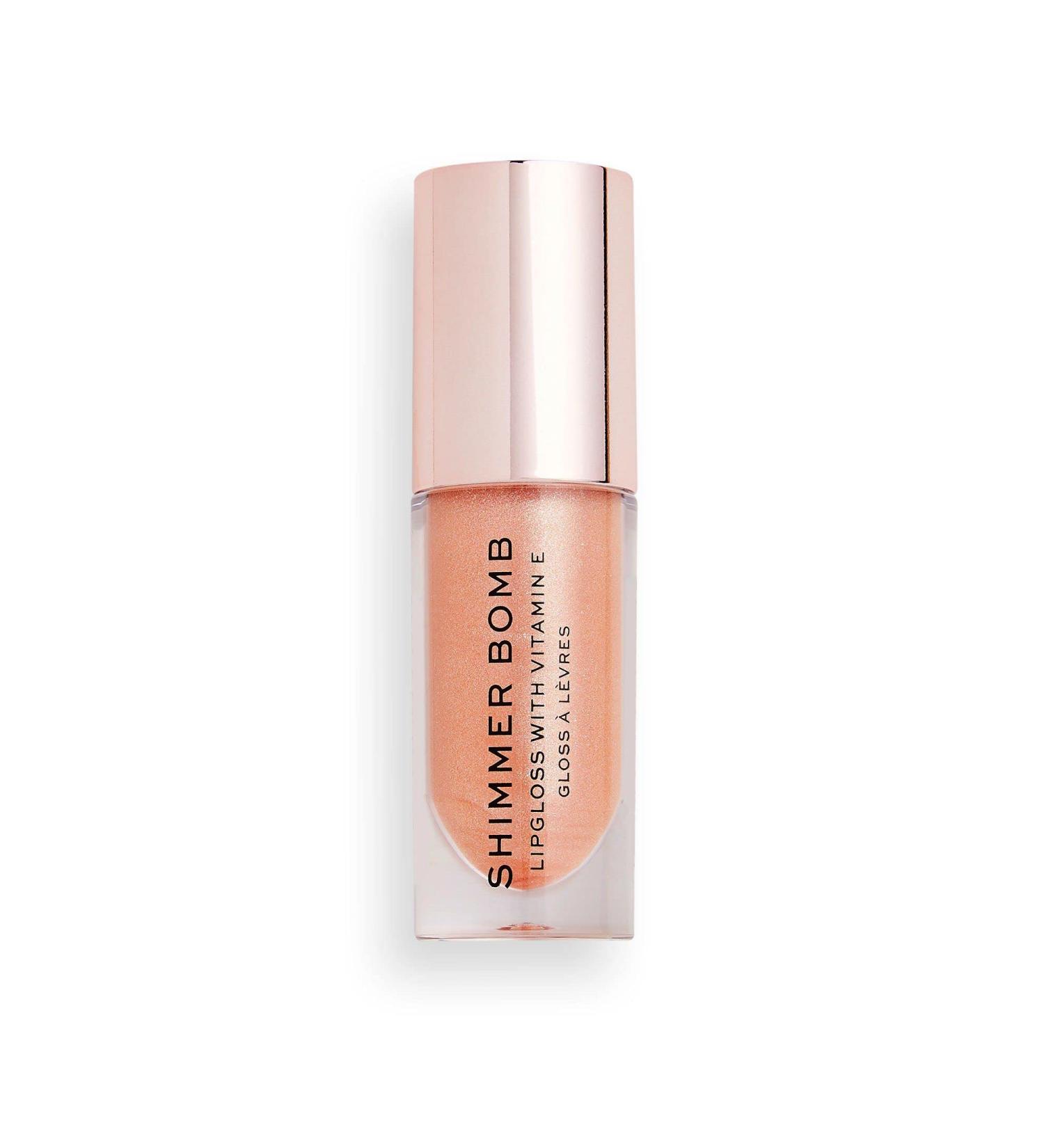 Revolution Shimmer Bomb Lip Gloss - Vitamin E Infused Shimmery Lip Tint (6 Colors) - Buy Online on GoSupps.com
